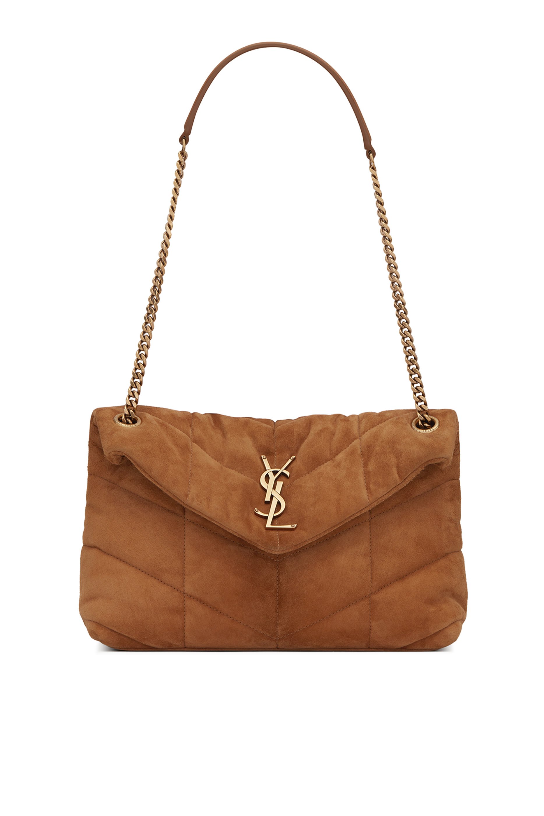 Puffer Small Bag in Suede 