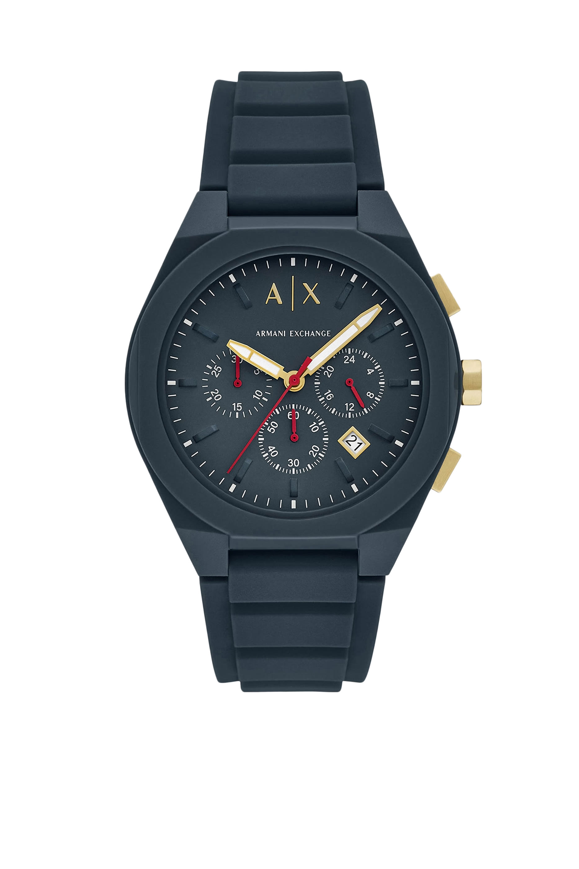 Chronograph Blue Silicone Watch