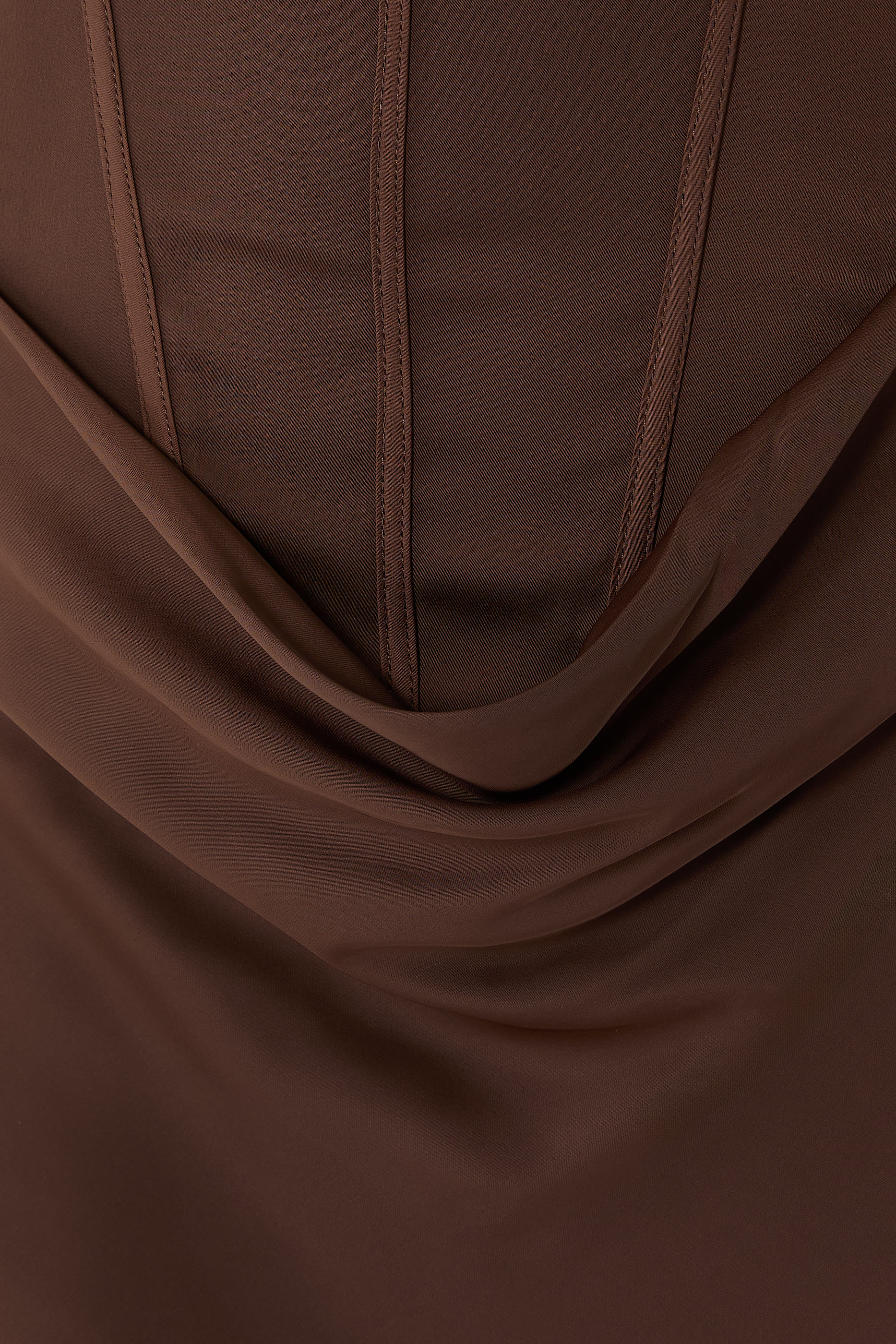 Satin Corset Maxi Dress