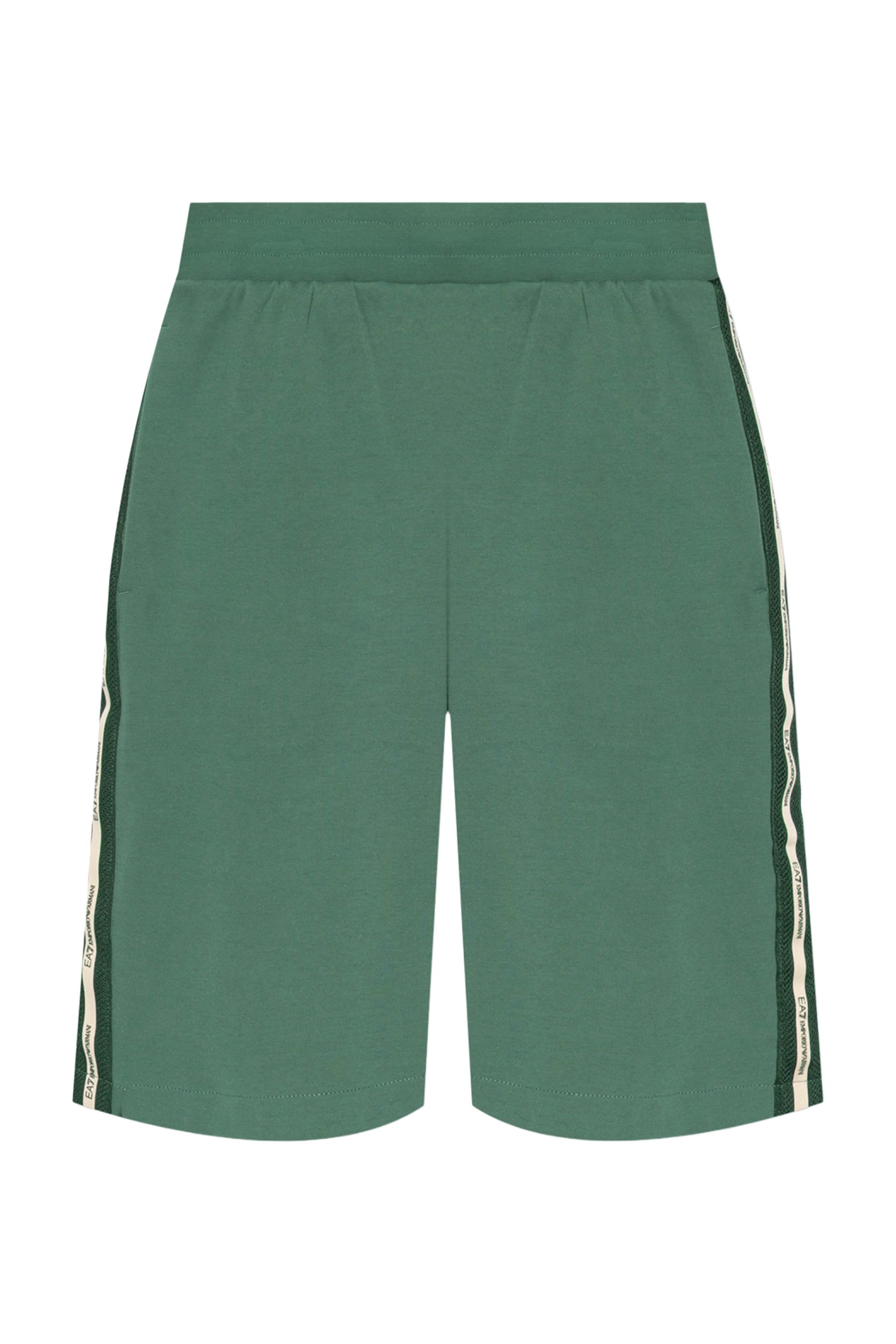 EA7 Side-Stripe Shorts
