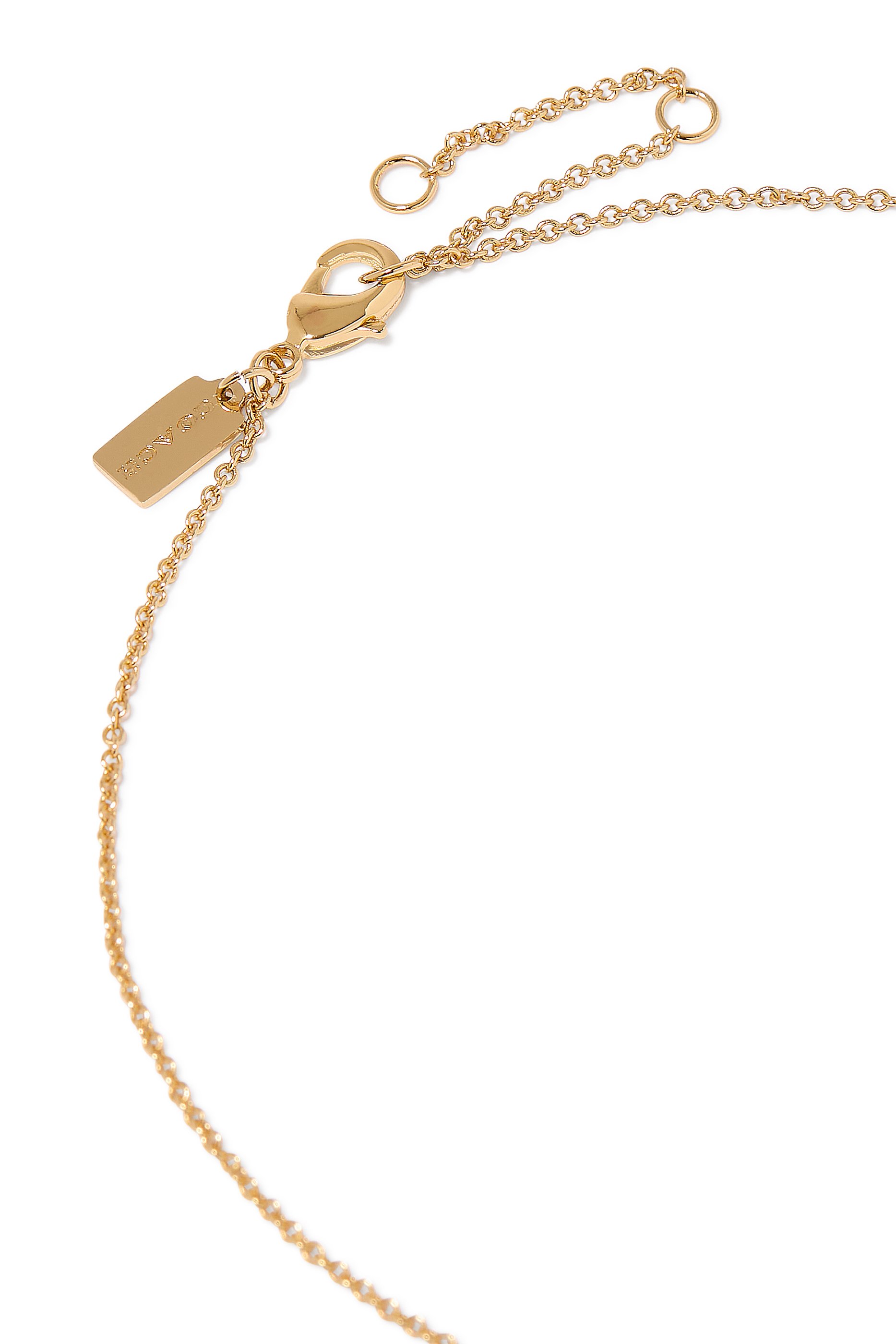  Stone Stud Necklace & Earrings Set 