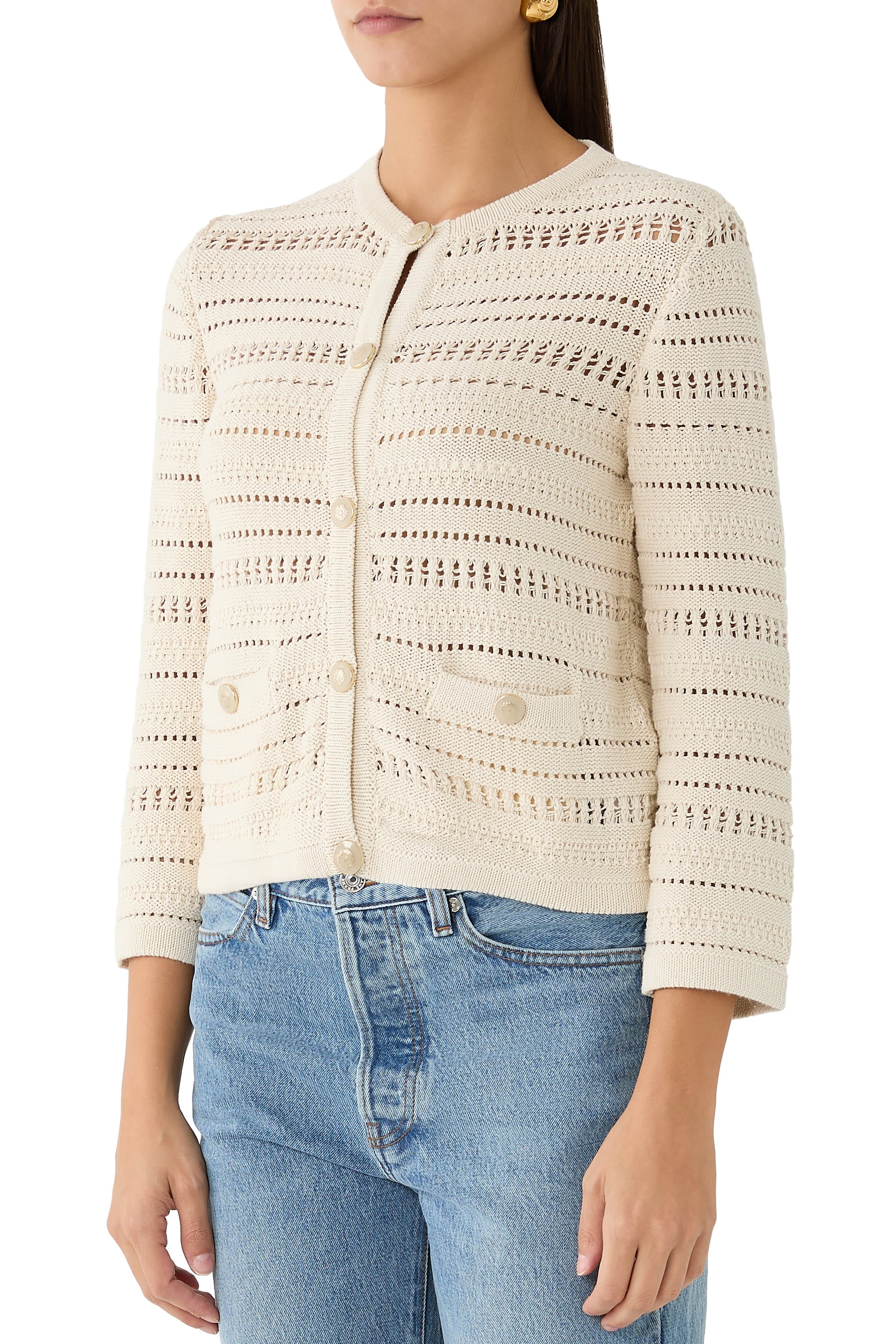  Bellingham Pointelle Cardigan