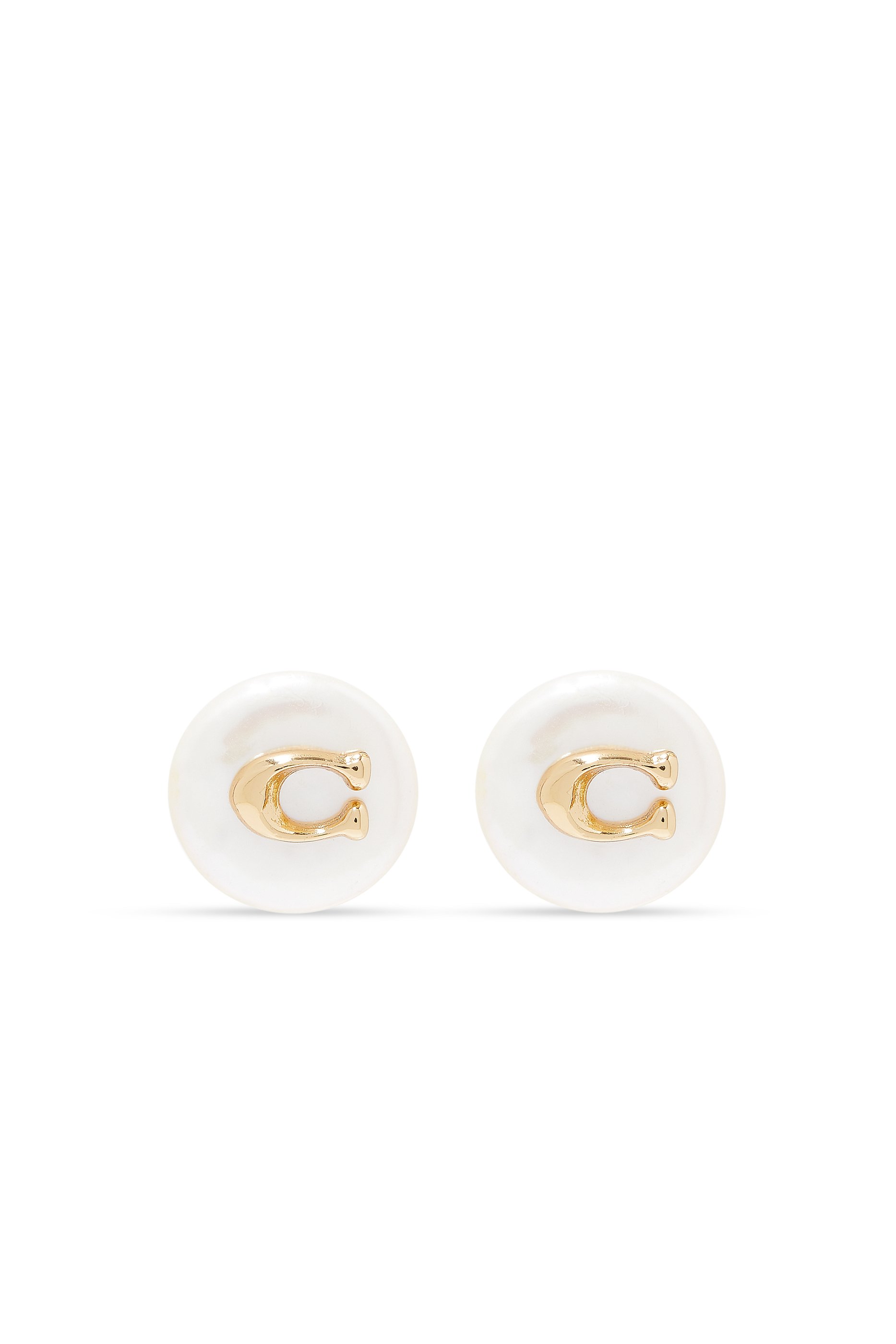 Signature C Freshwater Pearl Earrings