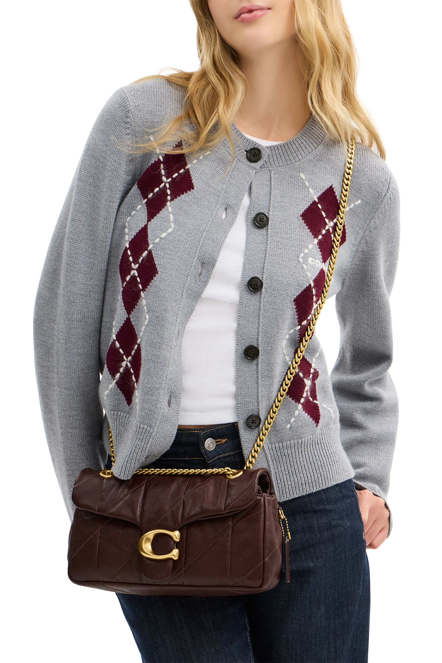  Tabby Shoulder Bag 26 with Quilting