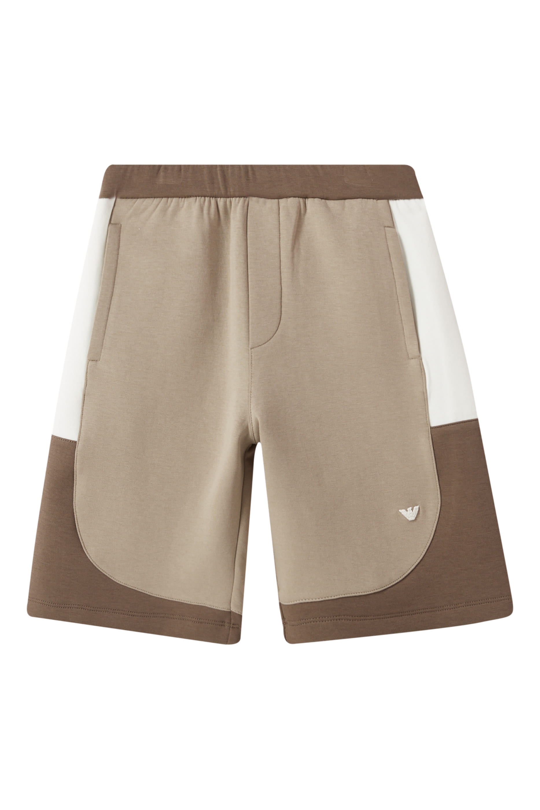 Kids Color-Block Double-Jersey Shorts