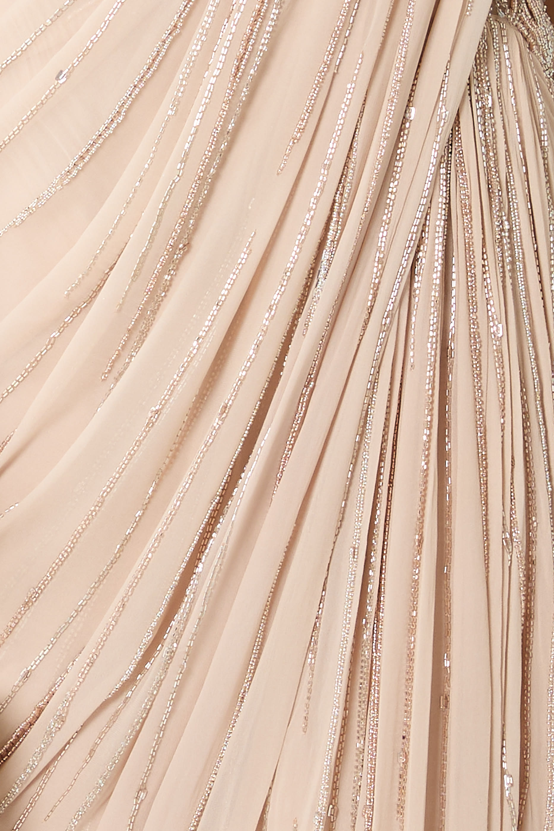  Cosmic Prism Saree Gown