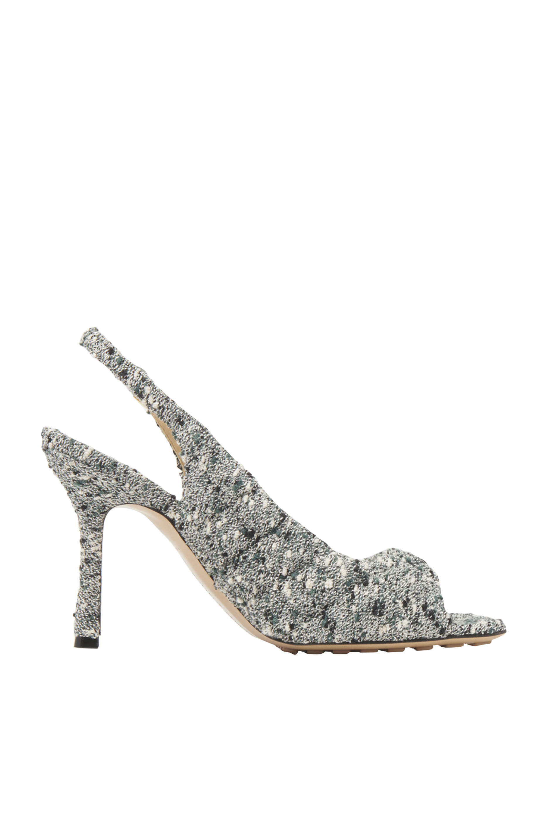 Padded 90 Boucle Slingback Sandals