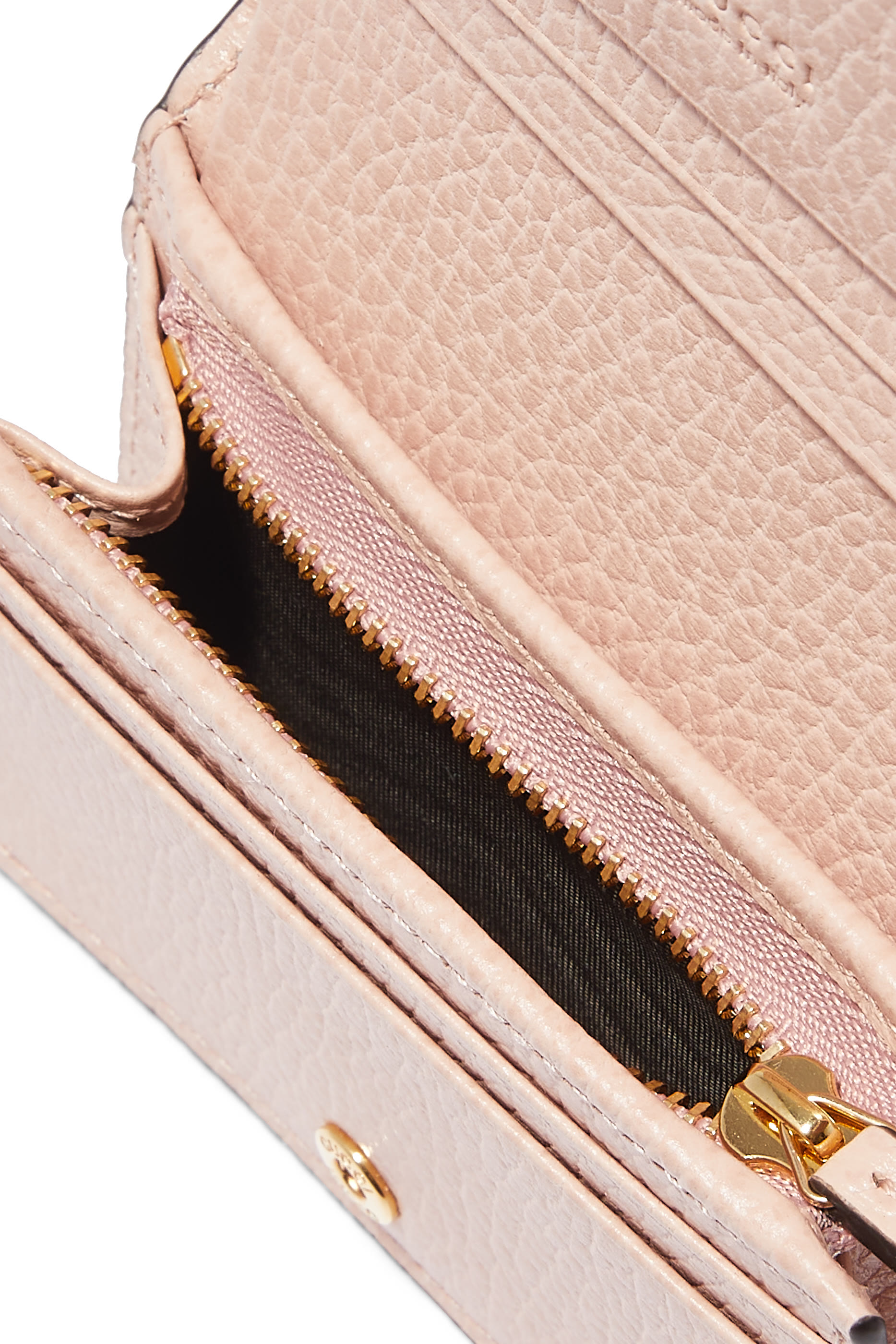 GG Supreme Canvas & Leather Card Case