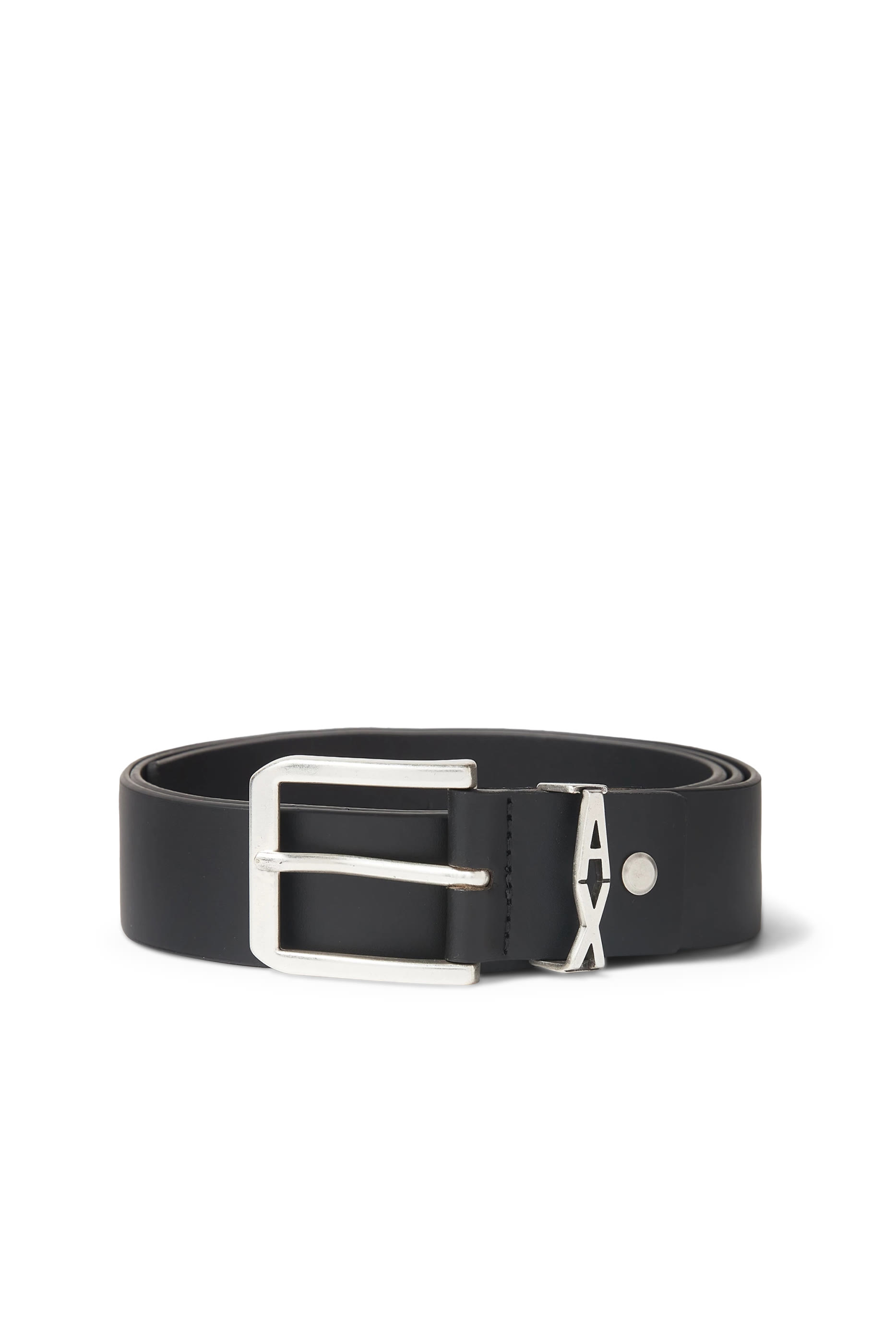 AX Logo Leather Belt