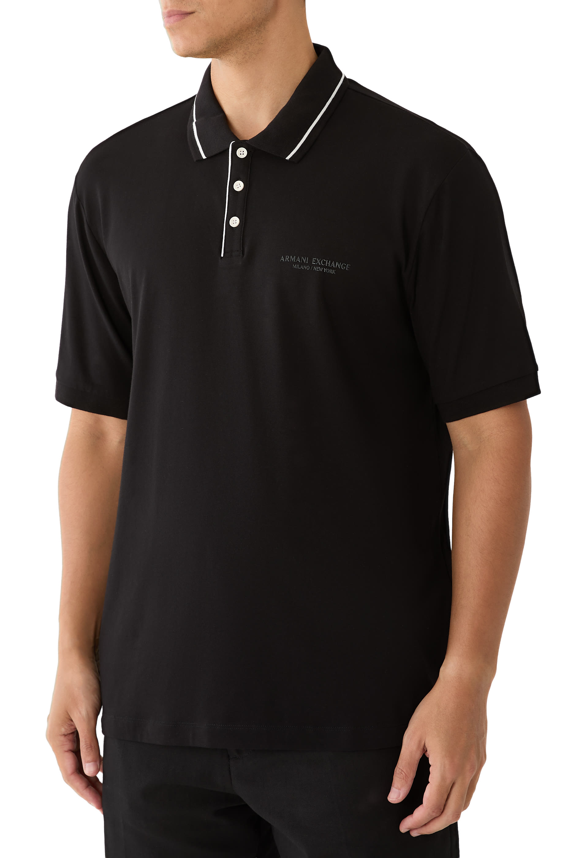  Regular Fit Polo Shirt in Stretch Jersey