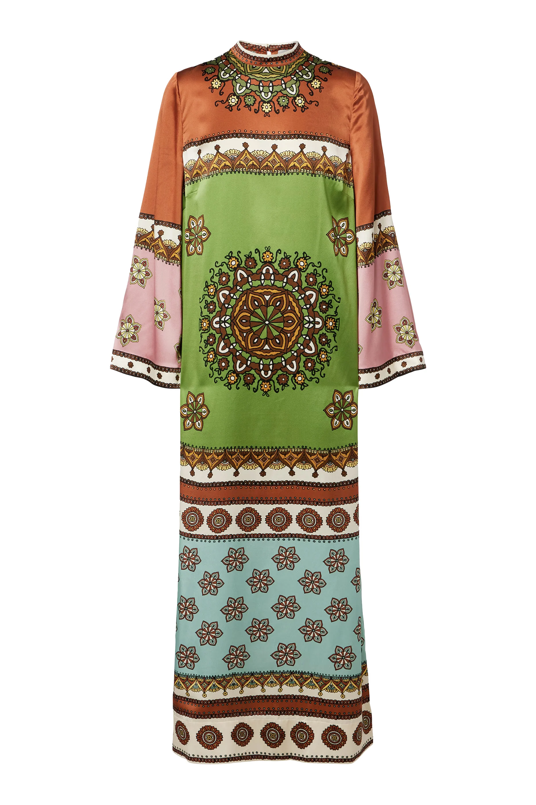 Contina Silk Midi Dress 