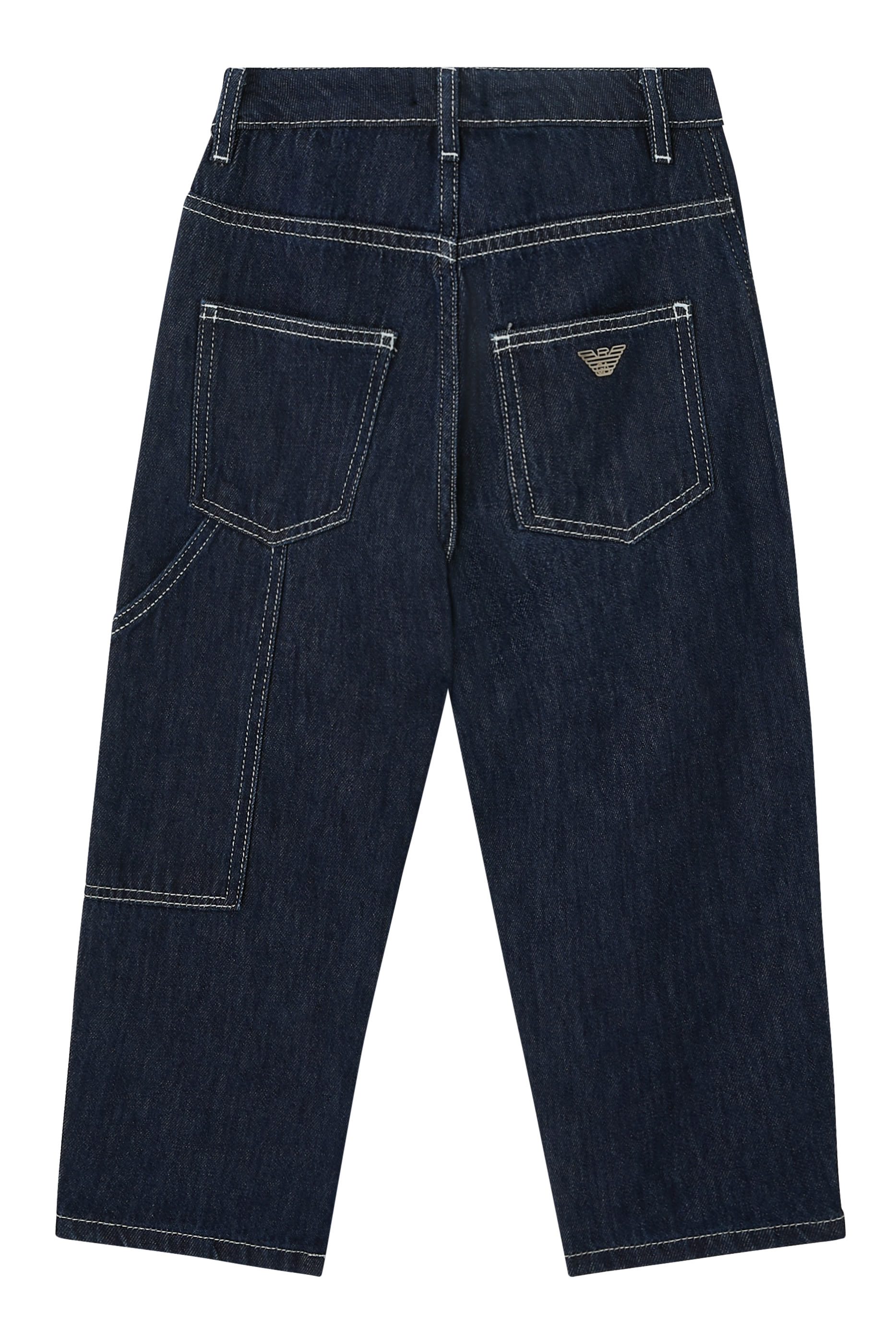 Kids Wide-Leg Denim Jeans