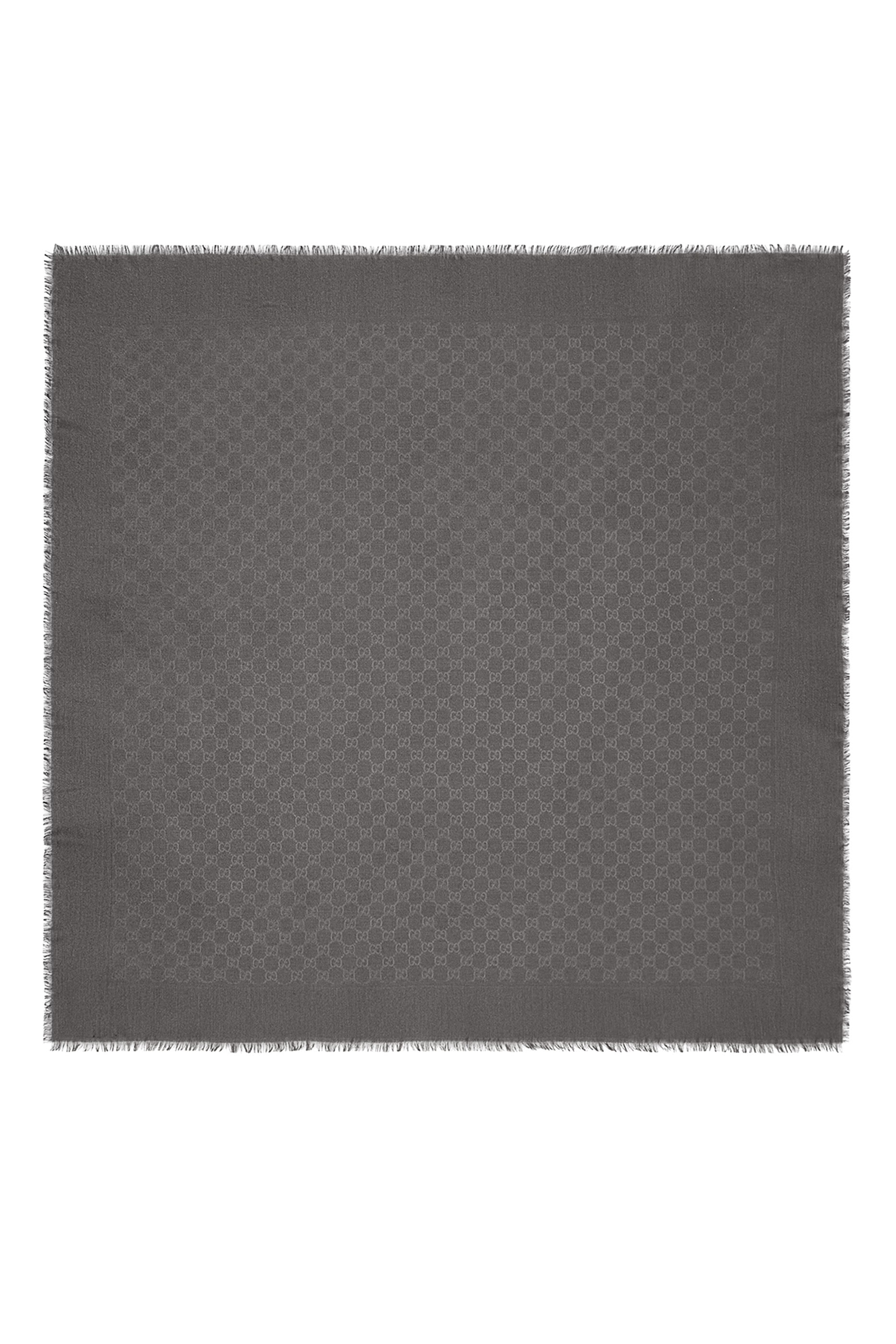 GG Wool & Silk Jacquard Shawl