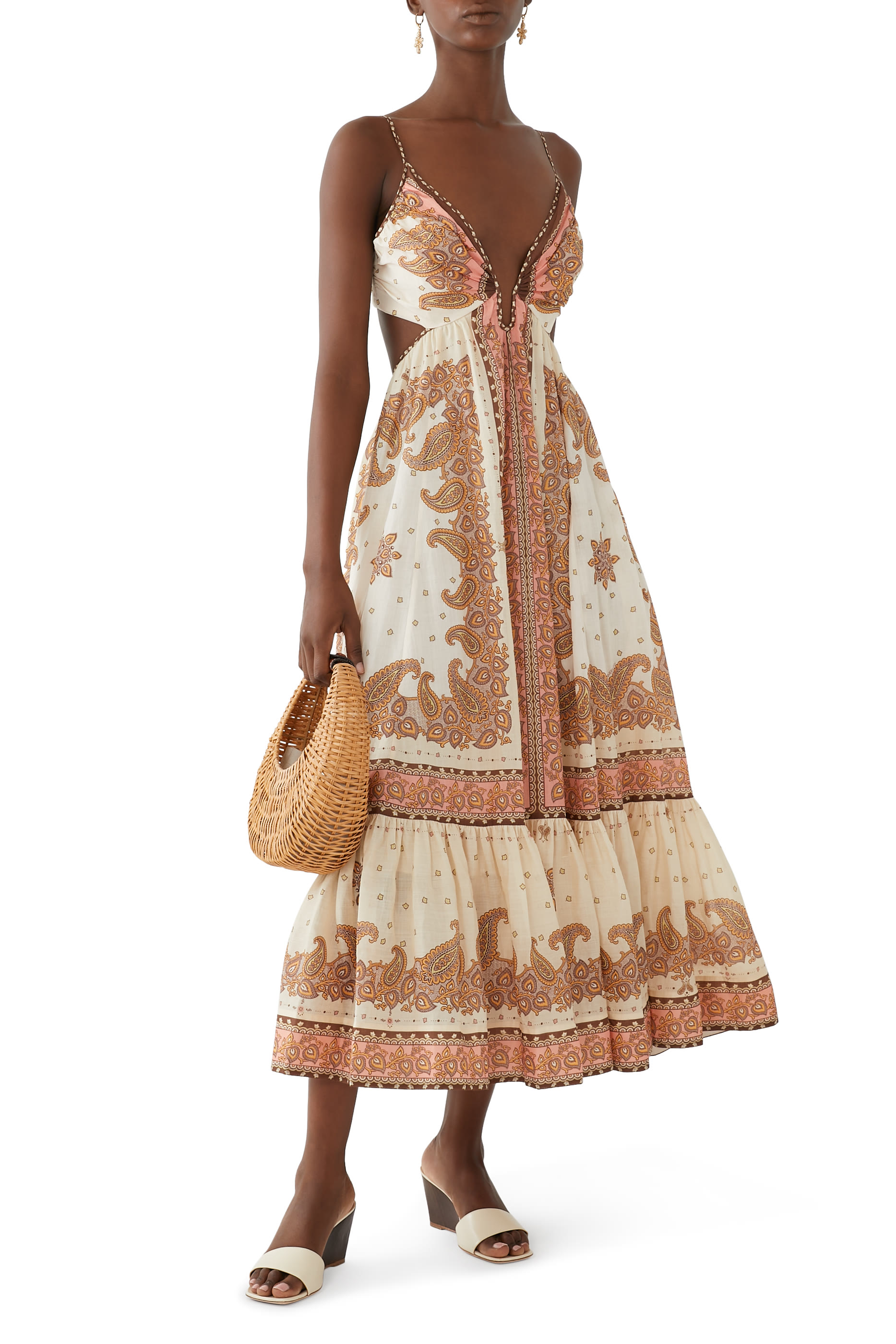 Maxine Plunge Maxi Dress