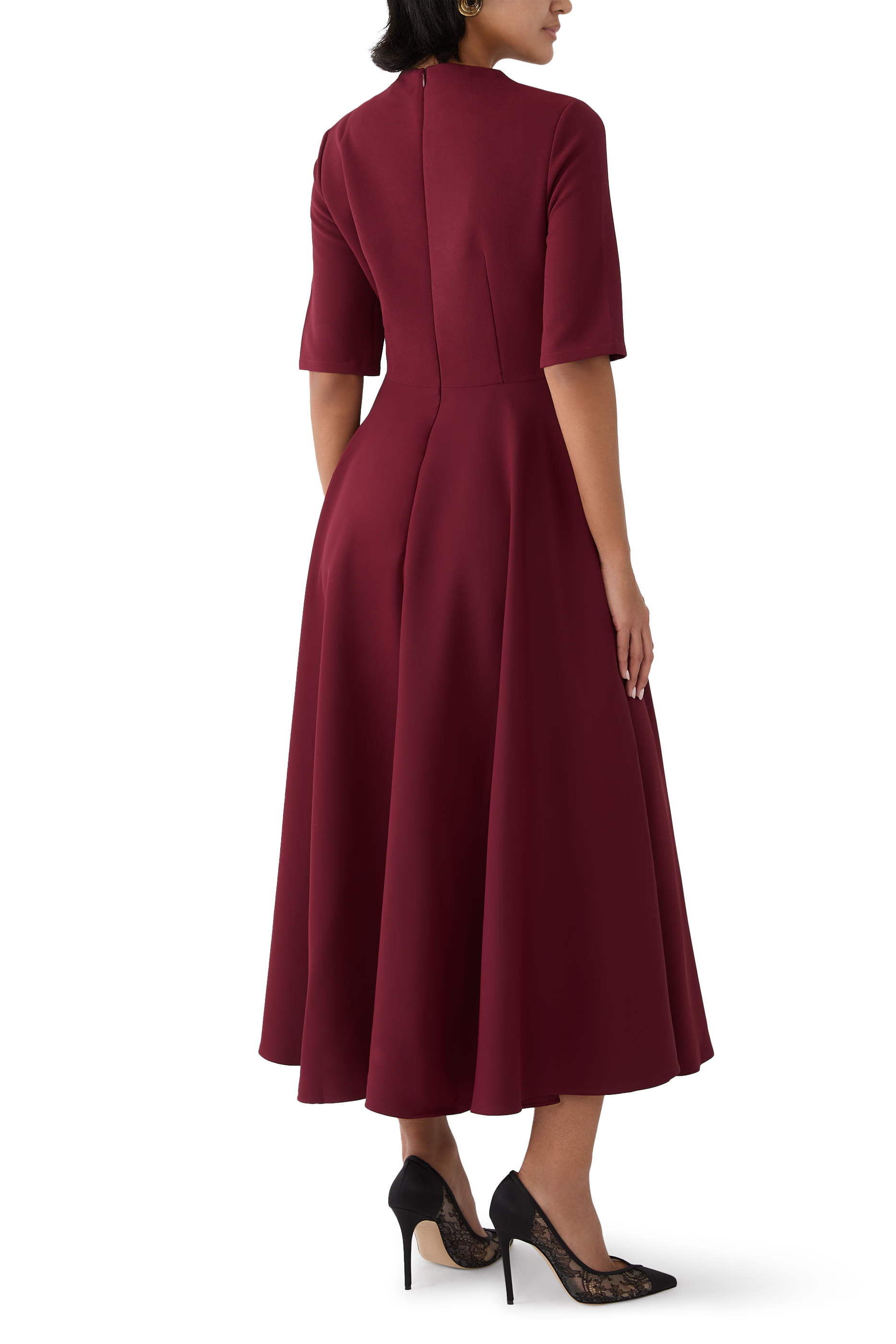 The Ultimate Muse Half Length Sleeve Midi Dress 