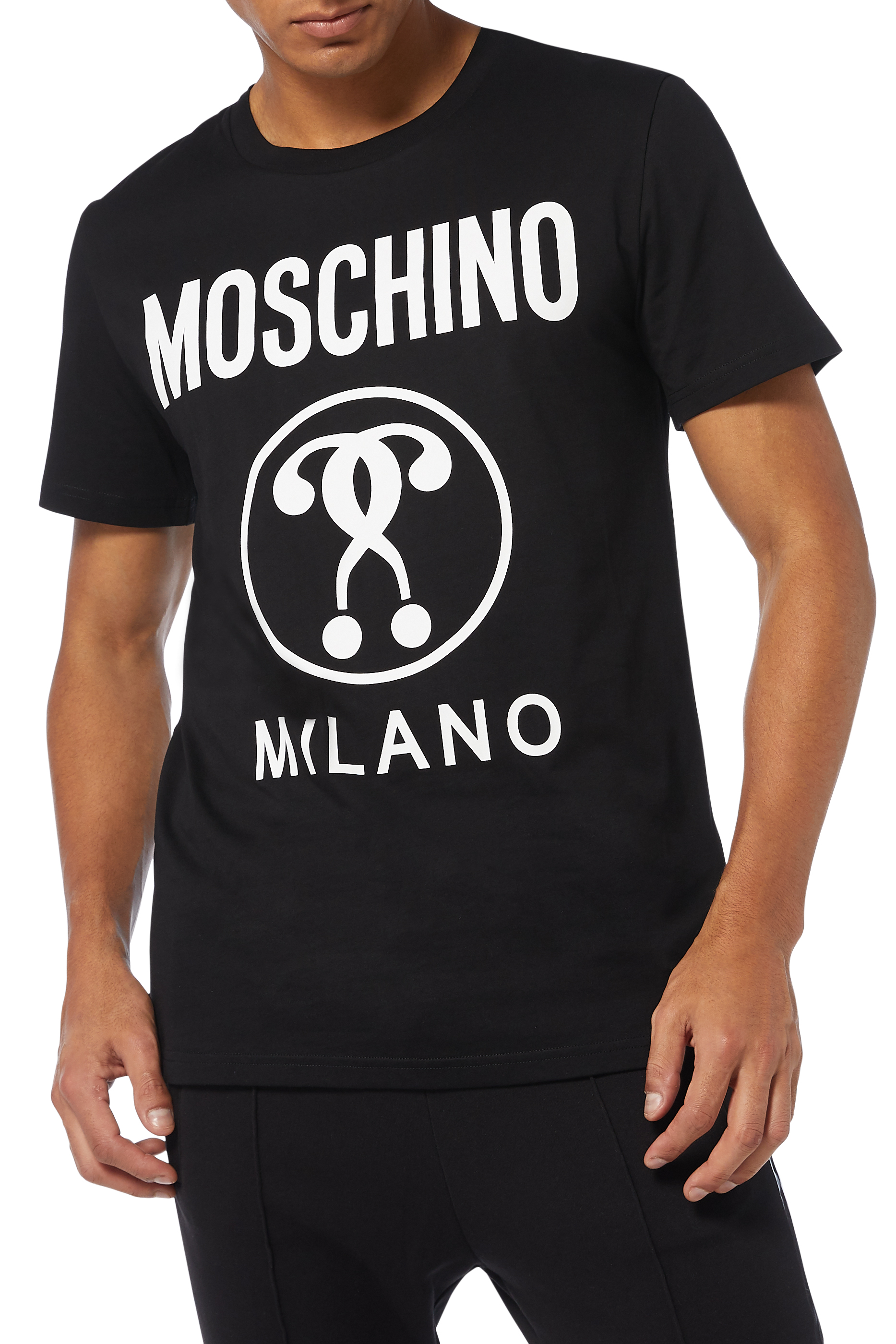 Buy Moschino Question Mark Logo T-Shirt for Mens | Bloomingdale's UAE