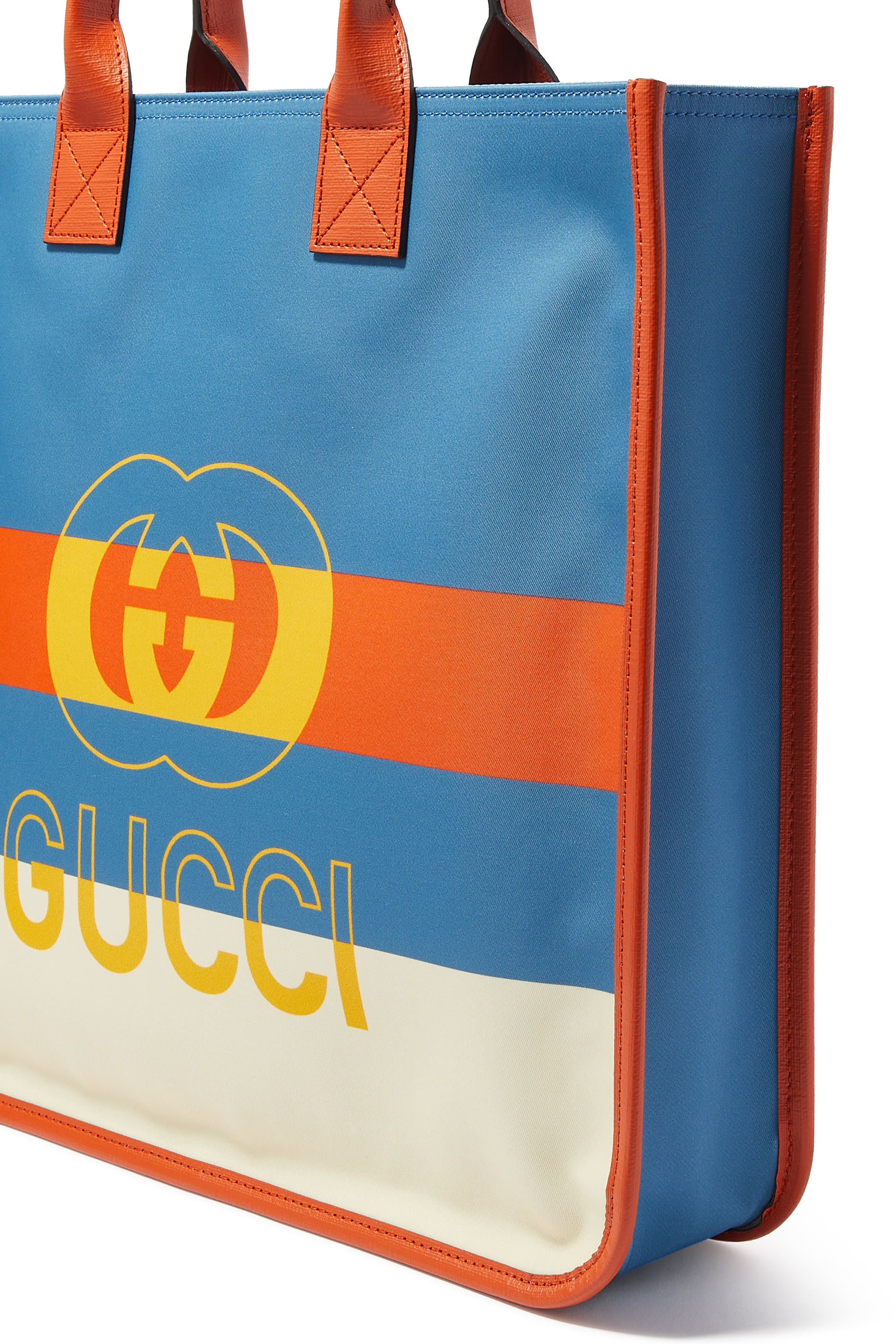 Kids Web Interlocking G Tote Bag