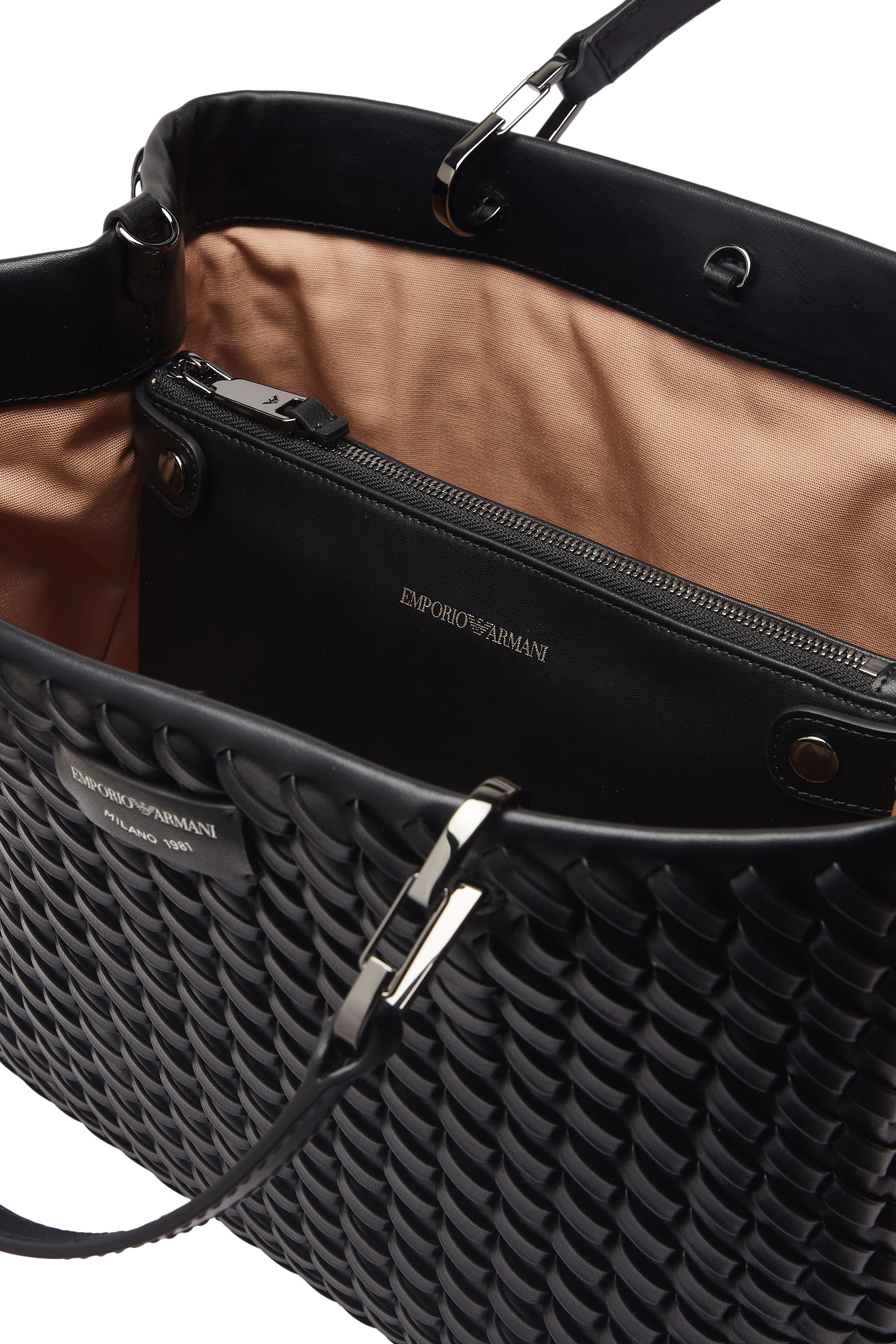 My EA Intertwined Shopper Bag