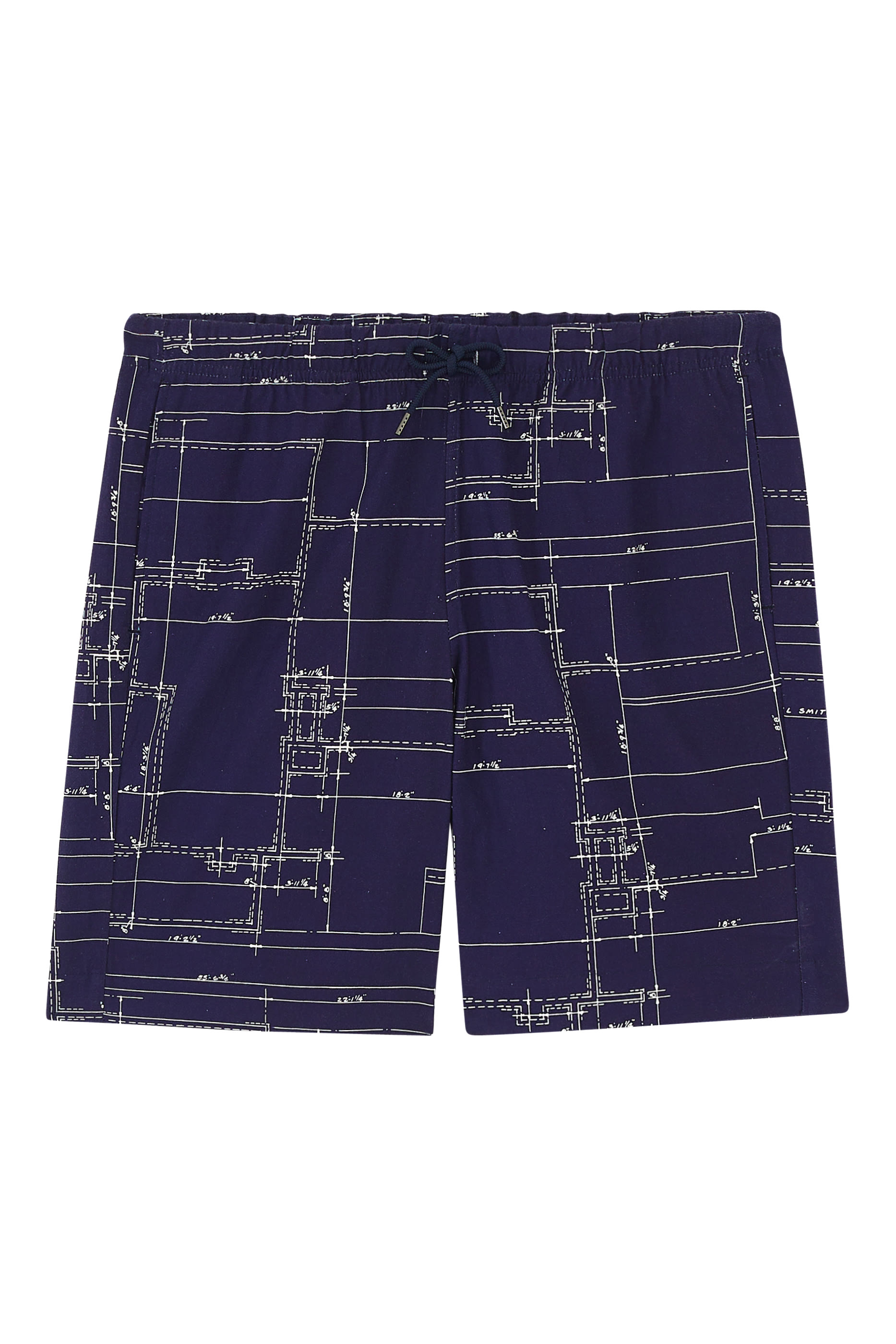 Printed Cotton Shorts