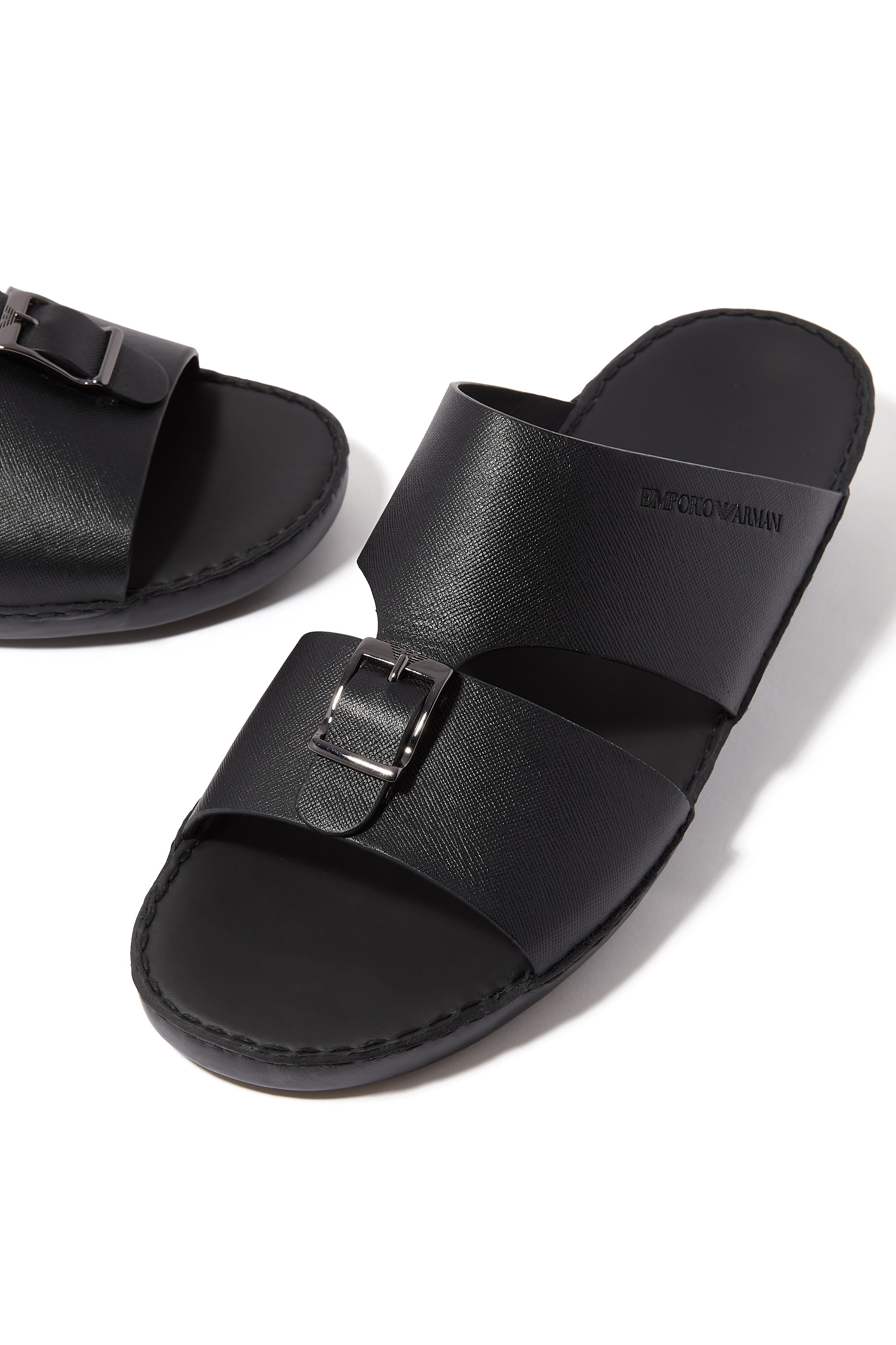 Arabic Buckle Detail Sandals