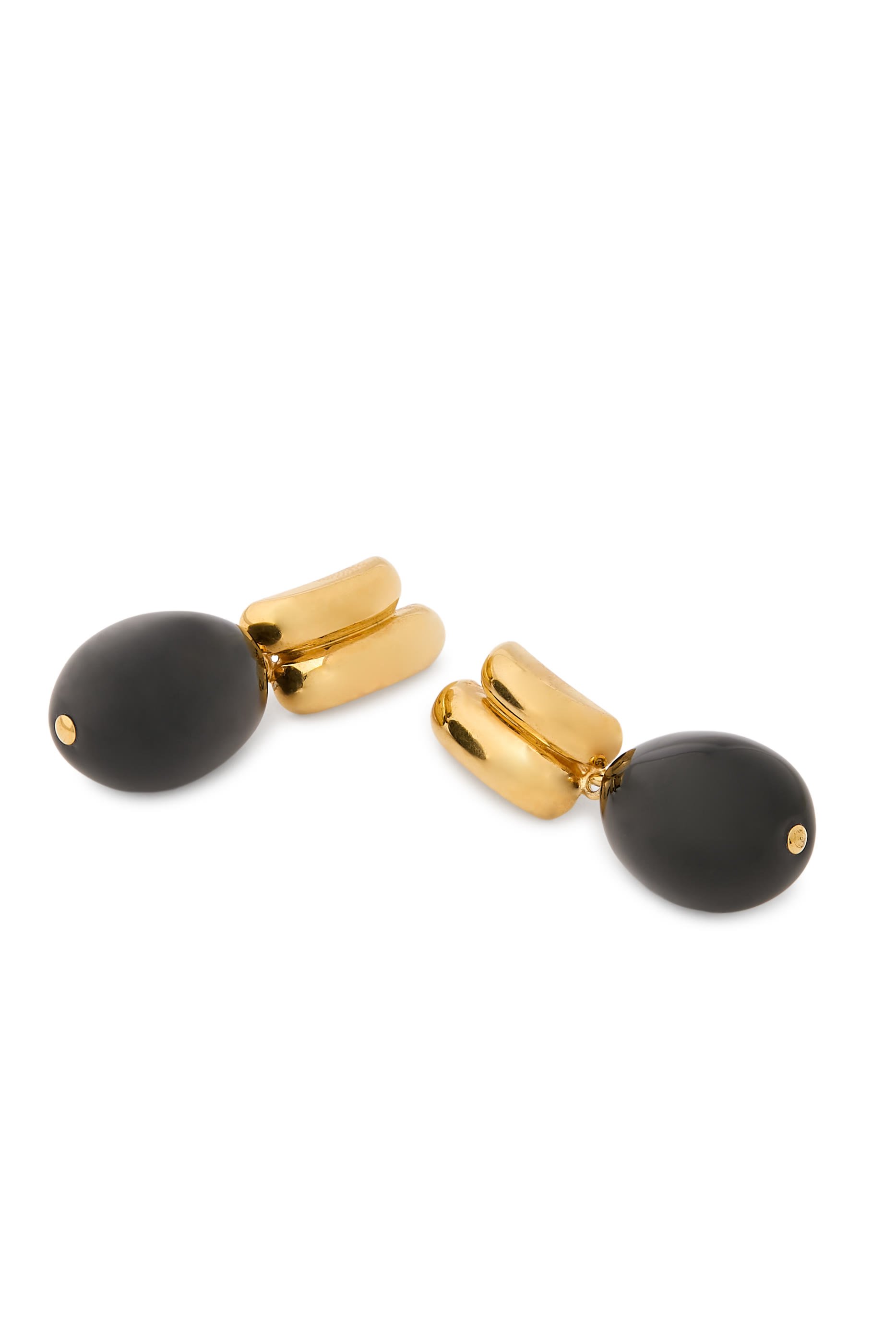 The Iris Earrings, Sterling Silver & Ceramic Beads