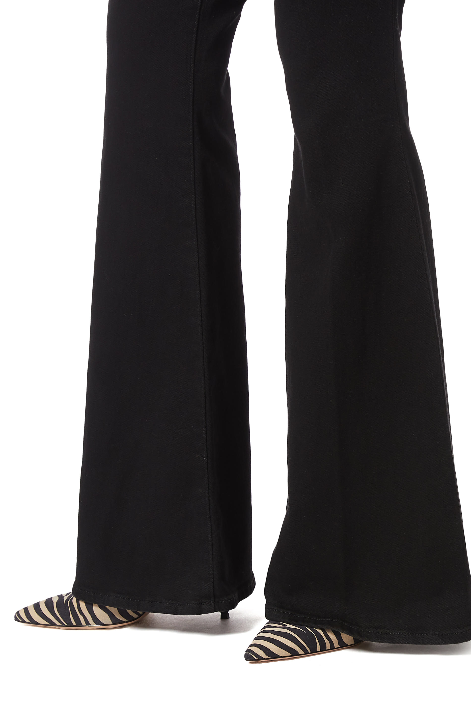 Black Solana Big Flare Pants