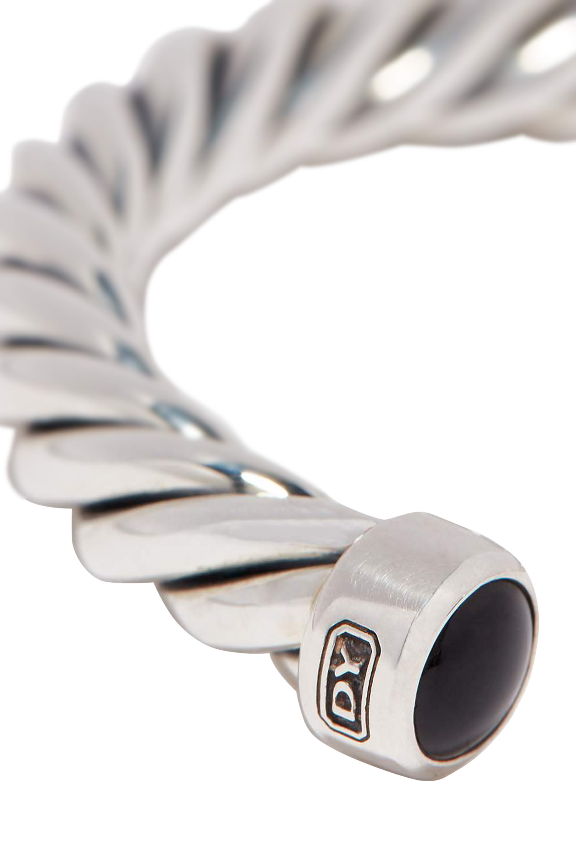 Cable Classic Black Diamonds Cuff Bracelet