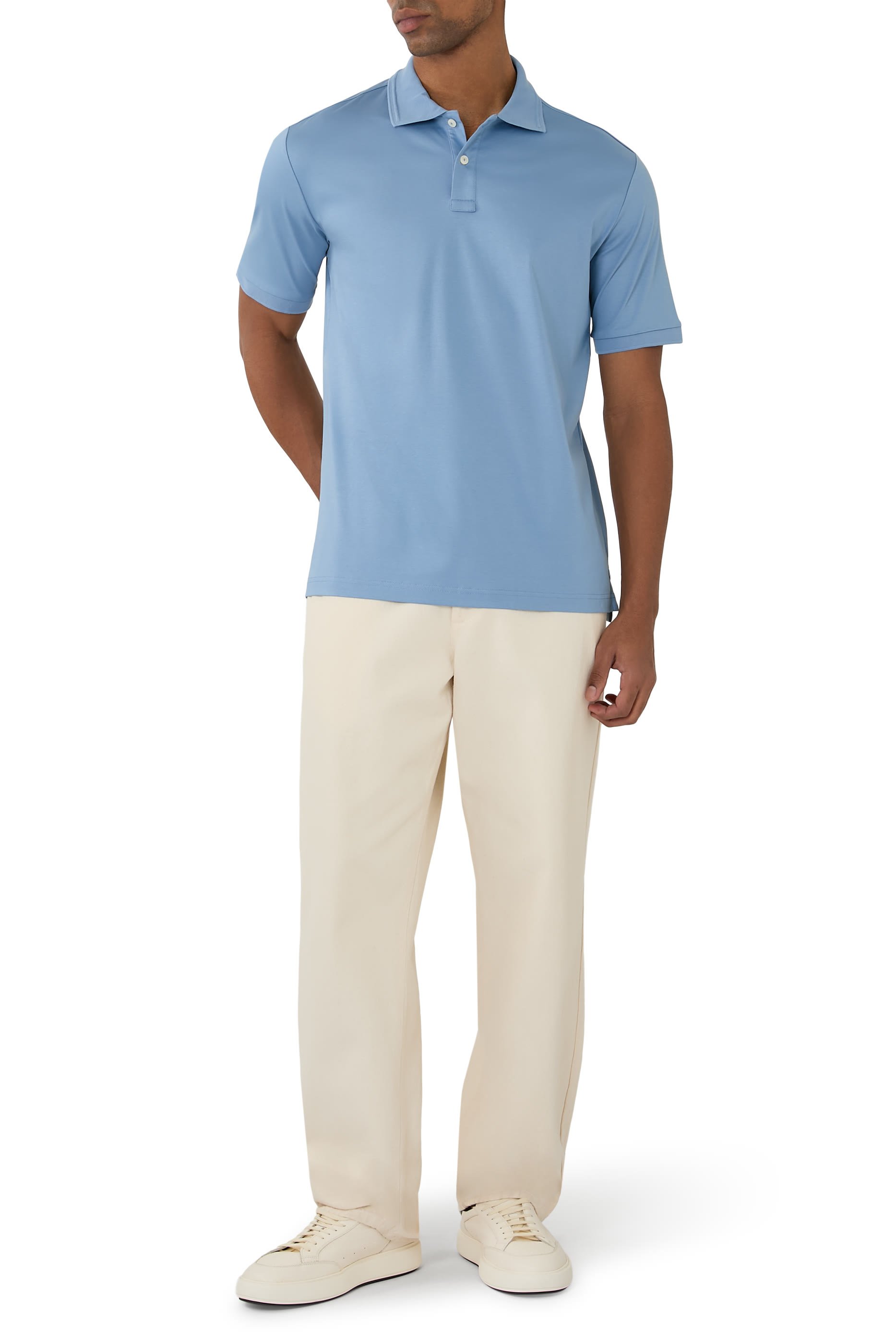 Cotton Interlock Polo Shirt