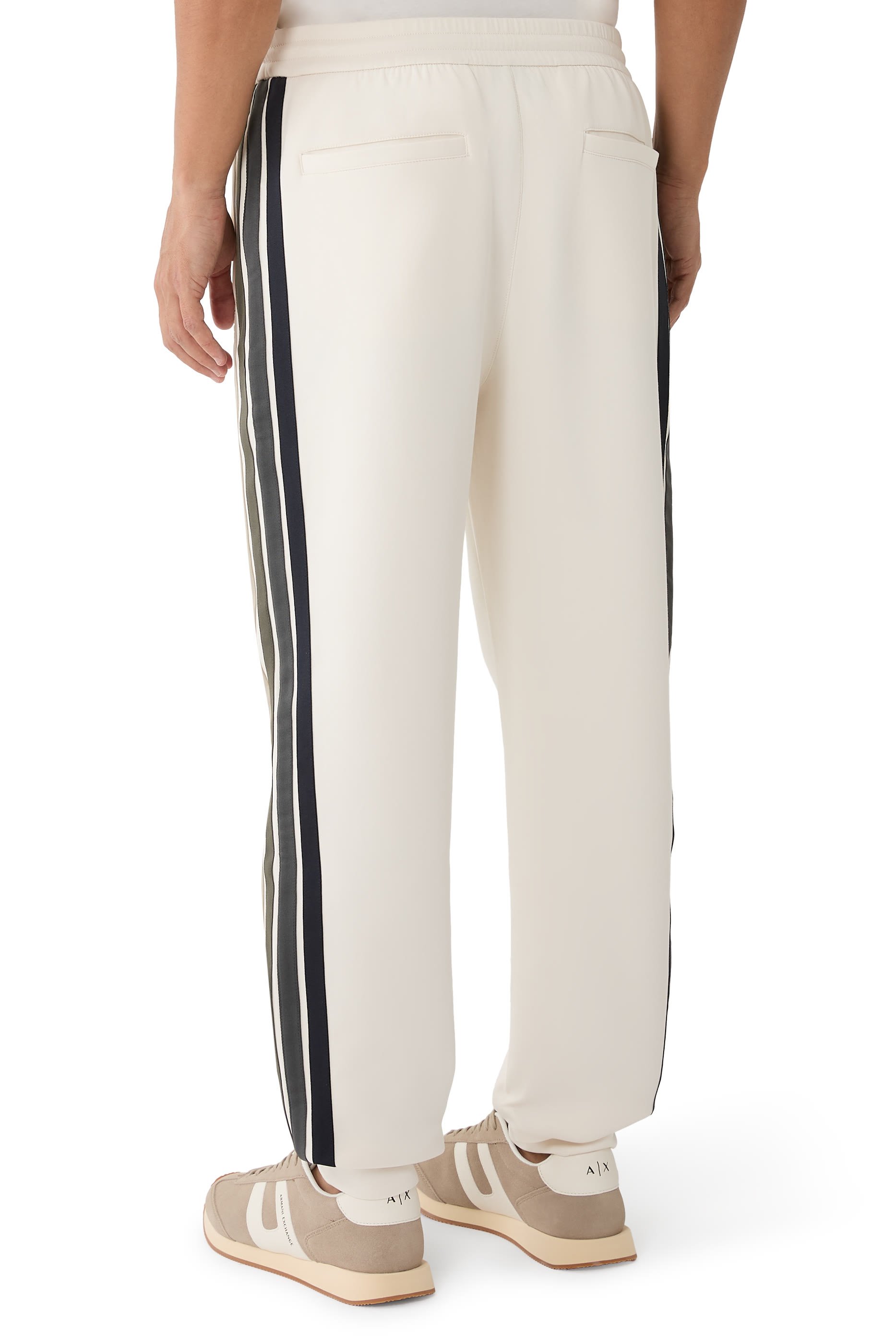AX Logo Structured Sweatpants