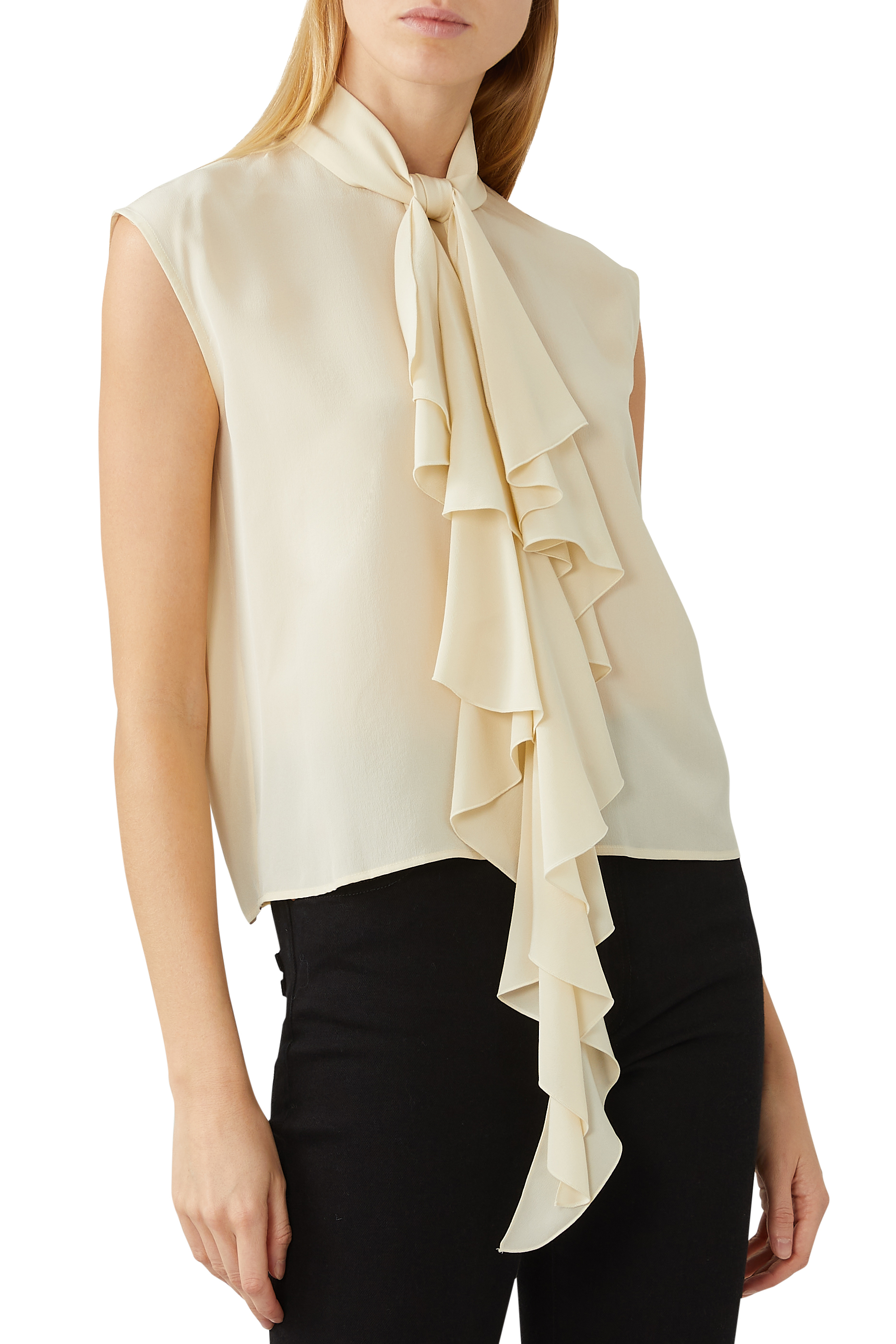 Crepe de Chine Silk Top