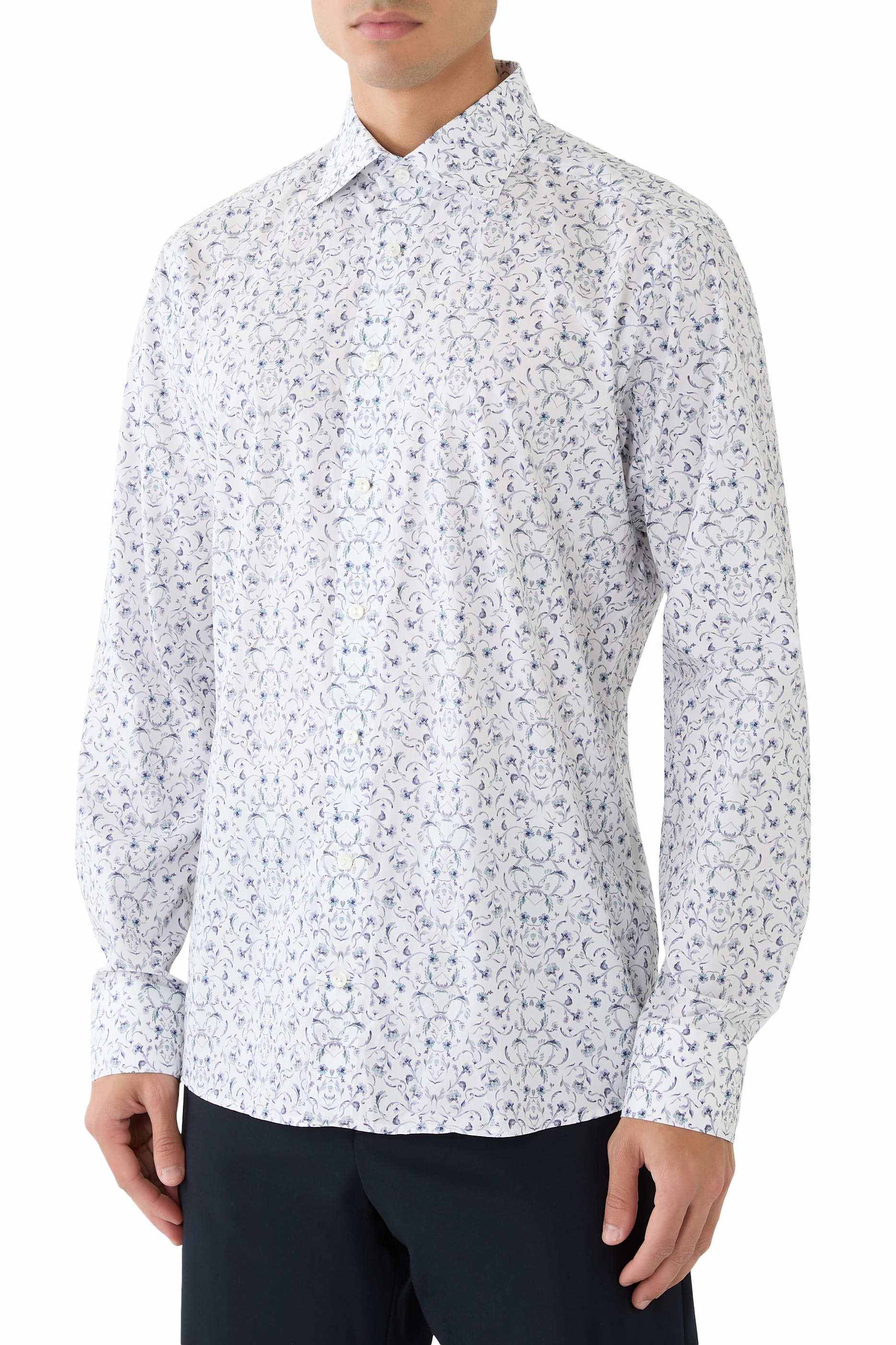 Floral Fine Twill Shirt