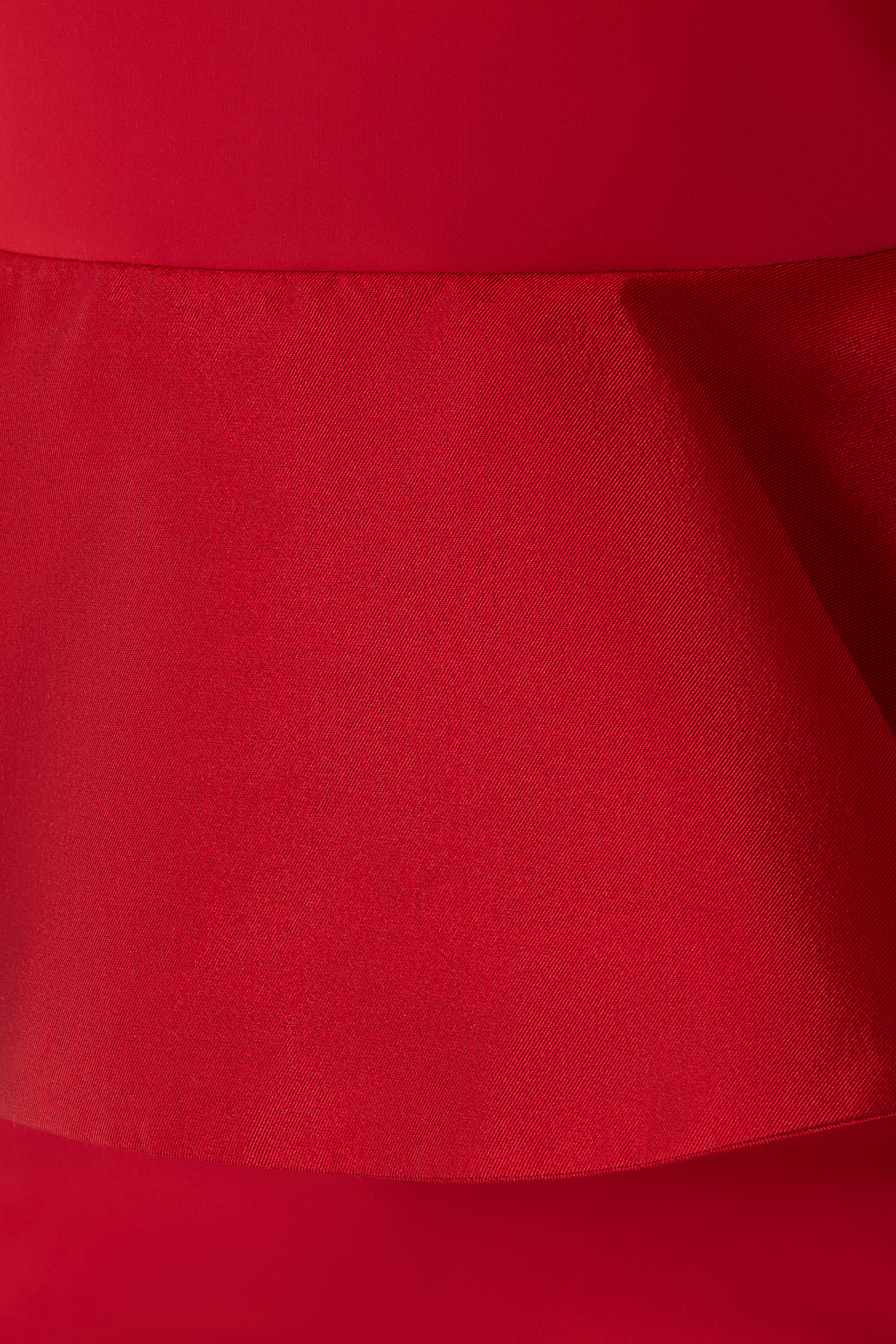 One-Shoulder Ruffle Detail Midi Dress