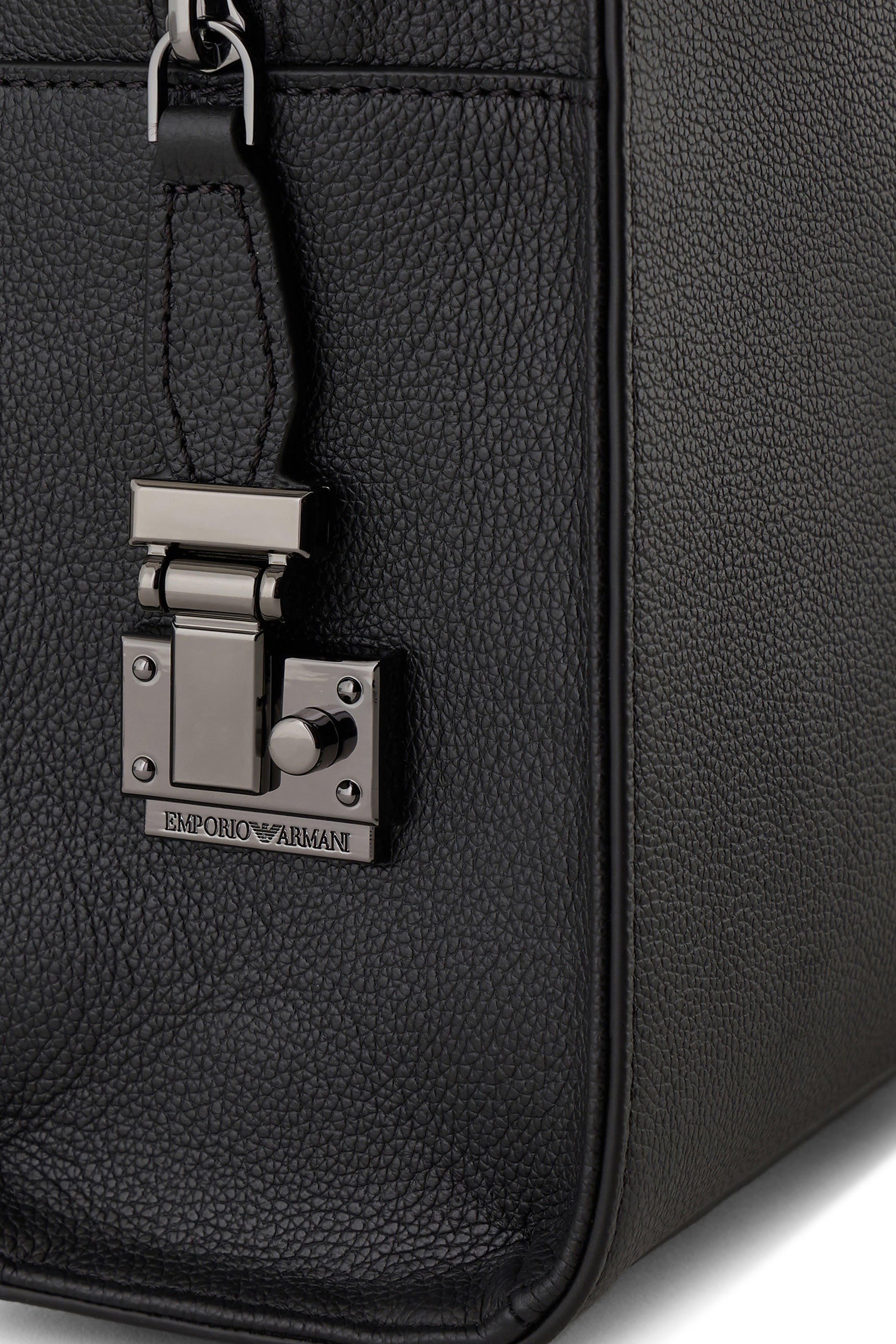 Tumbled Leather Business Bag