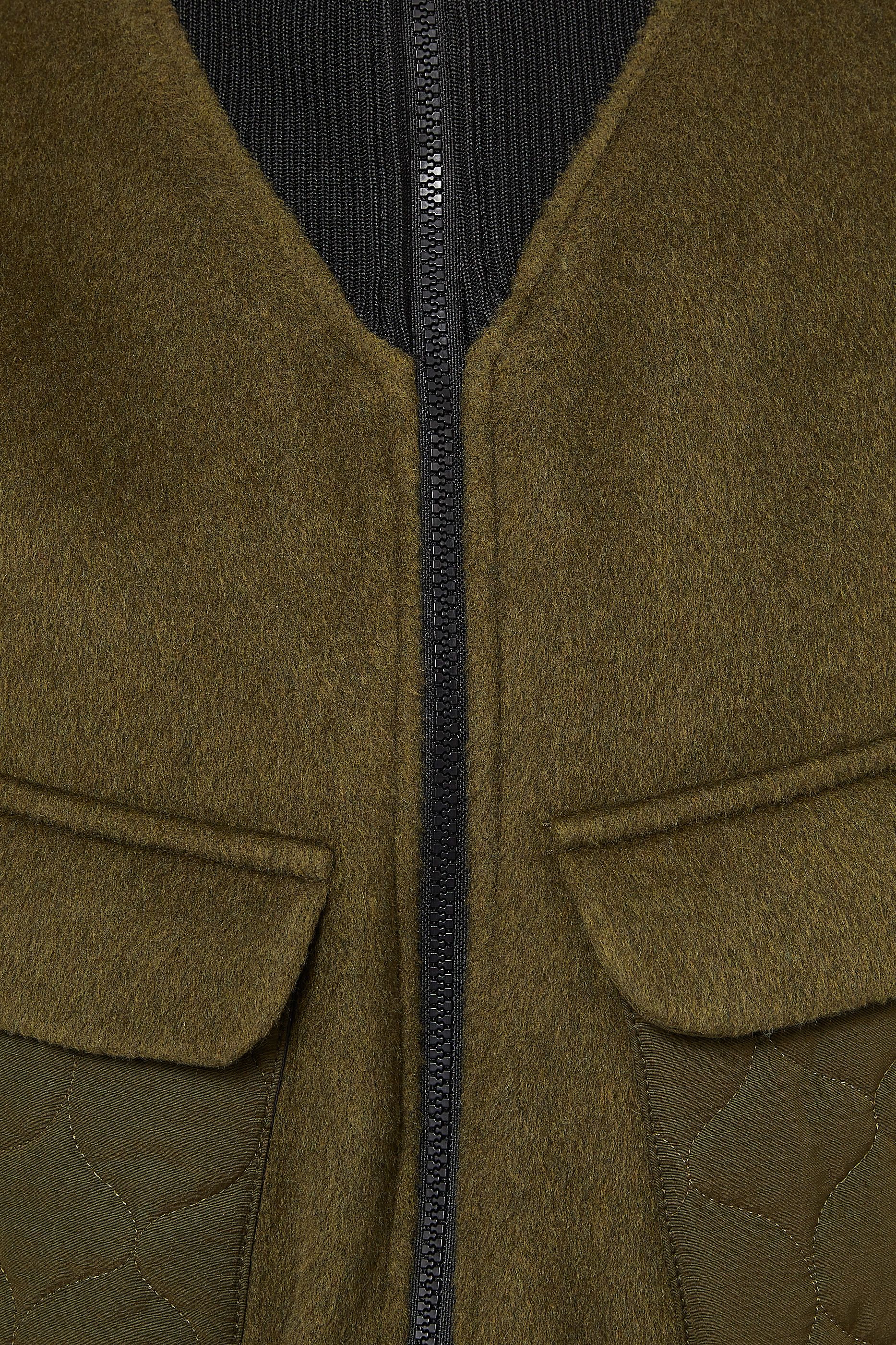 Quilted Bomber Jacket