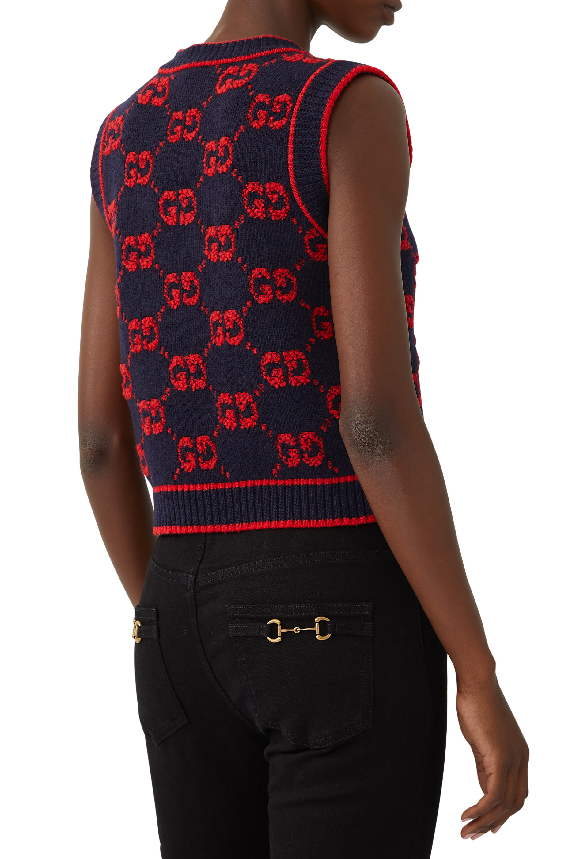 Monogram Wool Jacquard Vest