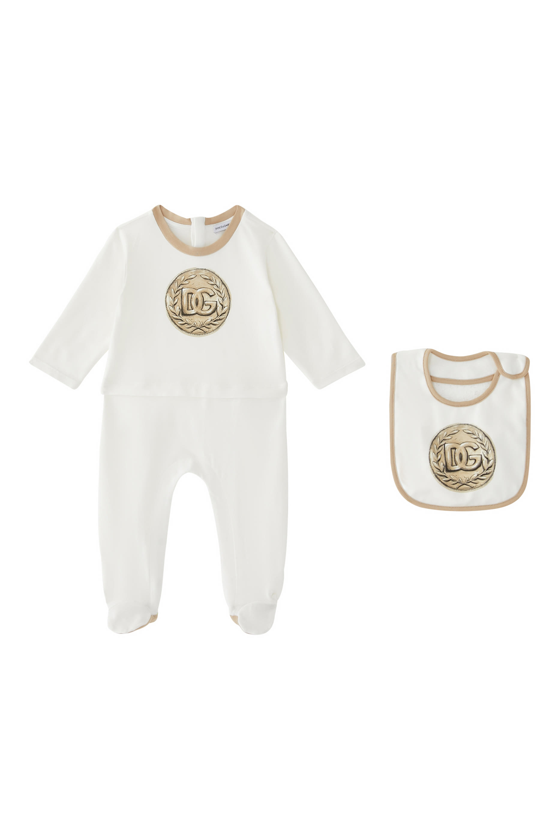 Kids Coin Babysuit & Bib Set