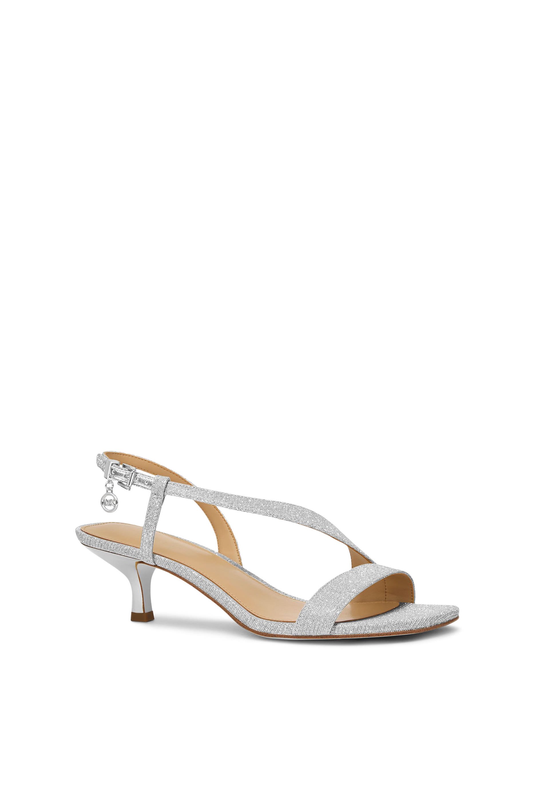 Jaida 50 Glitter Chain Mesh Sandals