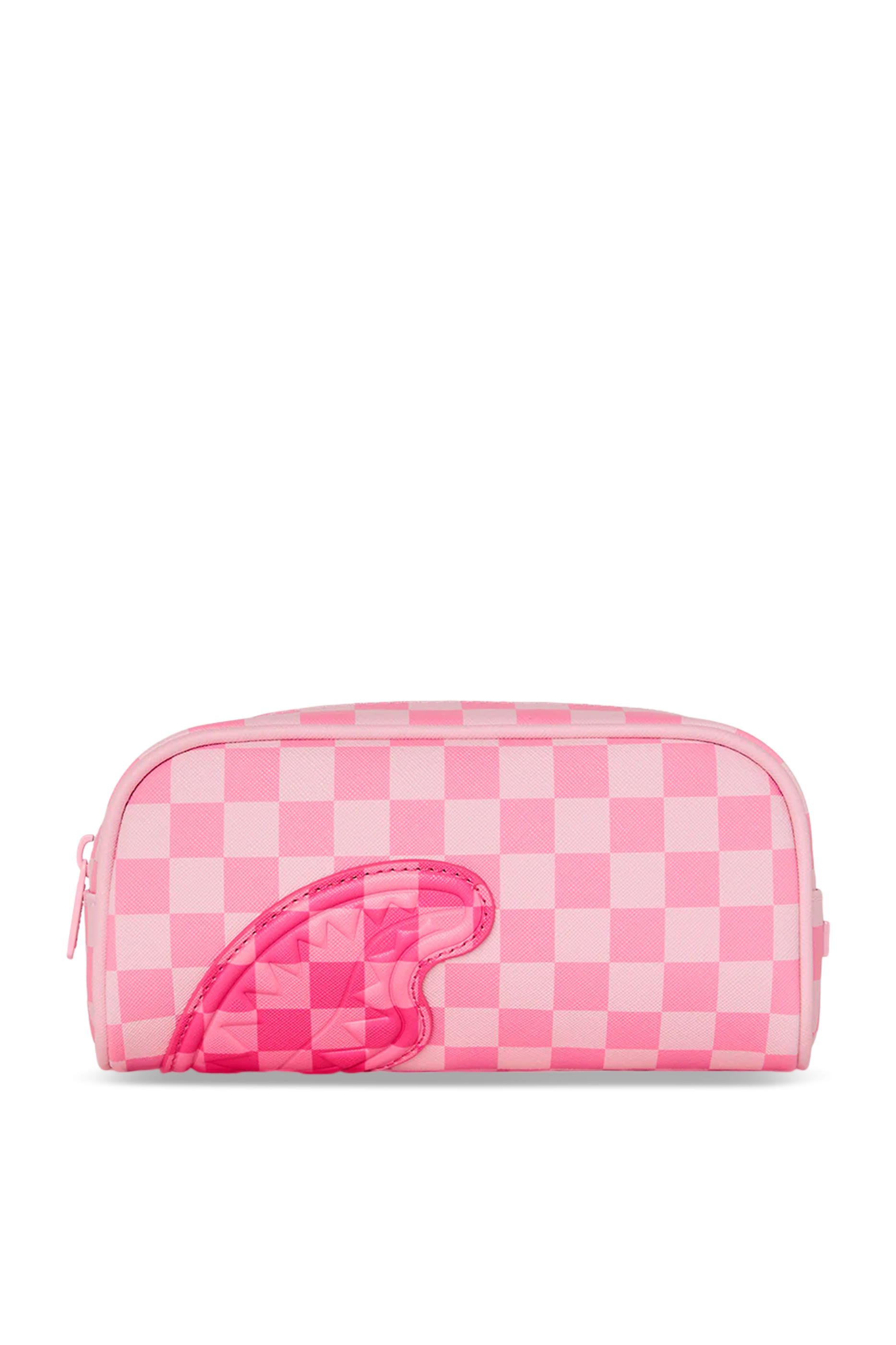 Kids Pink Sharks in Paris Patch Pouch