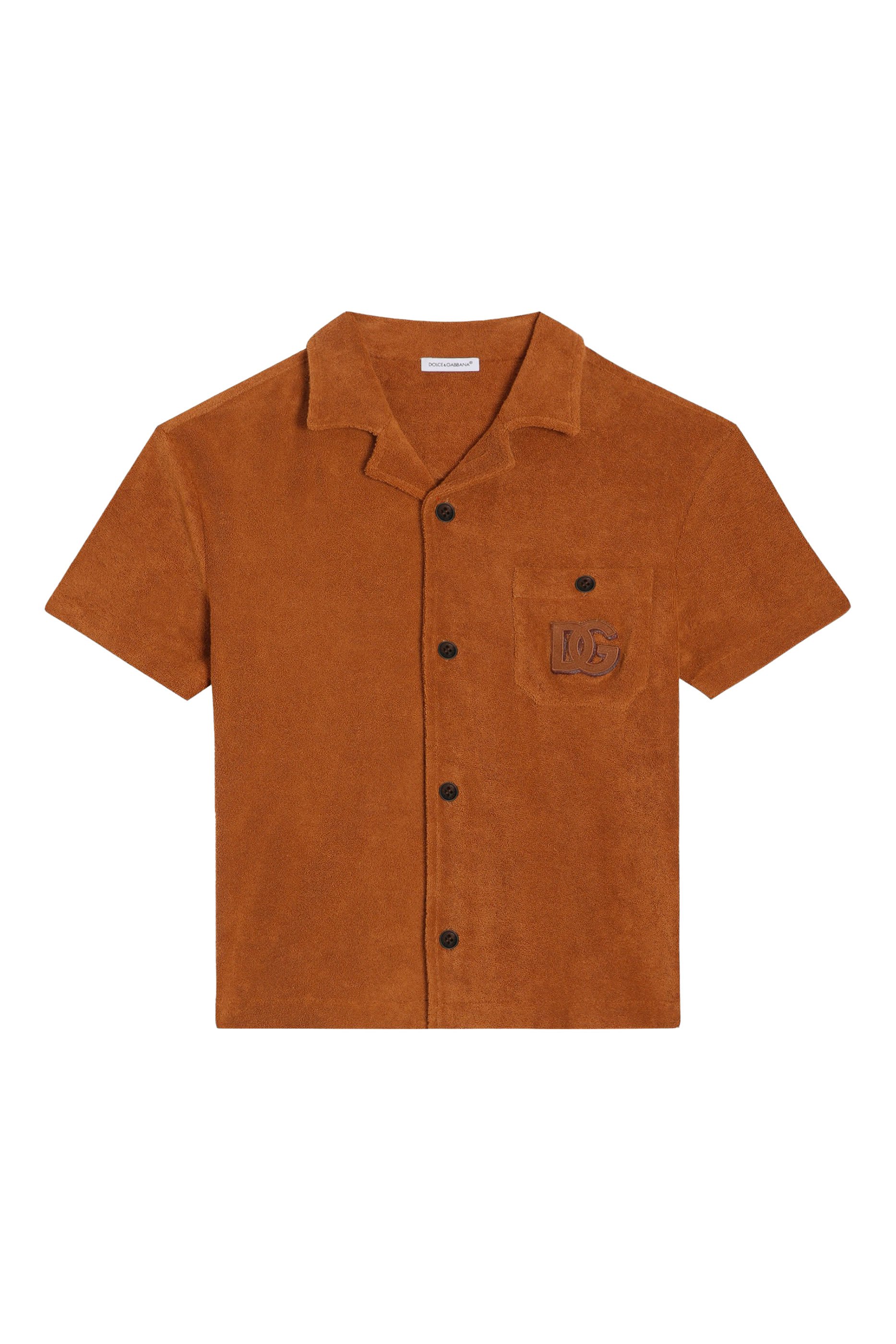 Kids DG Logo Terry-Effect Shirt