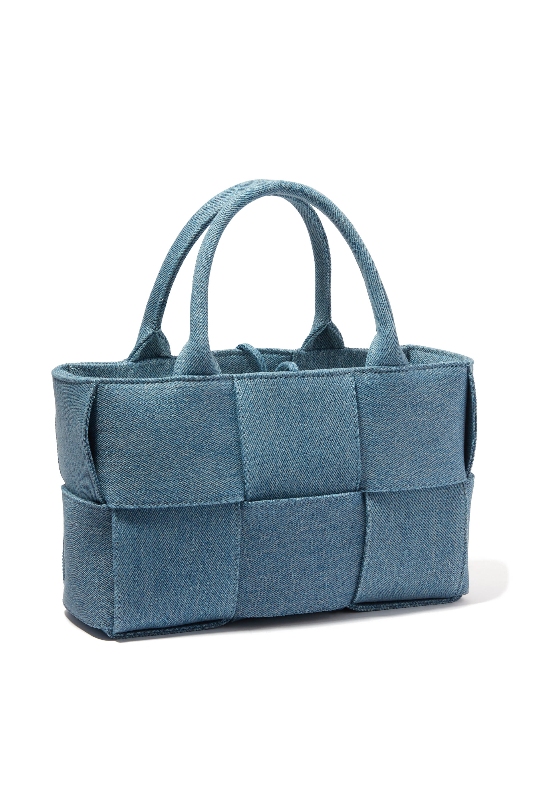 Mini Denim Arco Tote