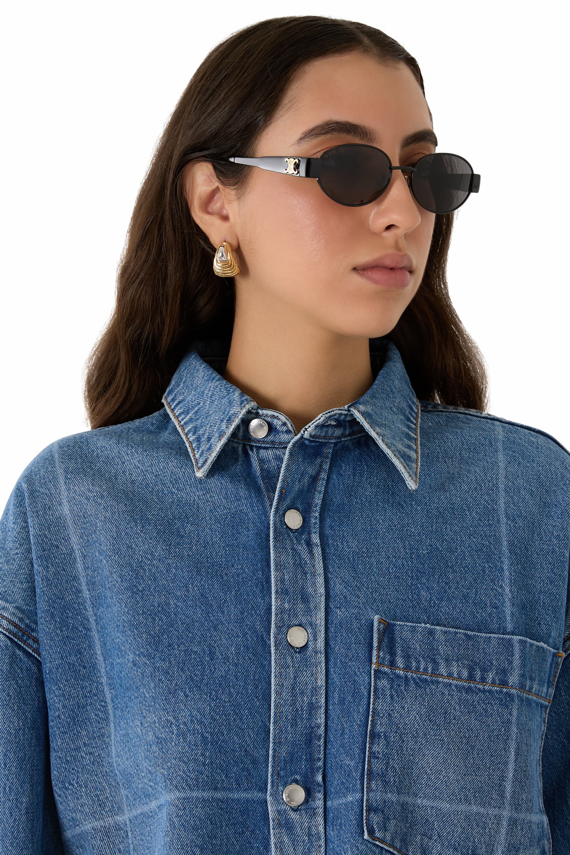 Triomphe Metal Sunglasses