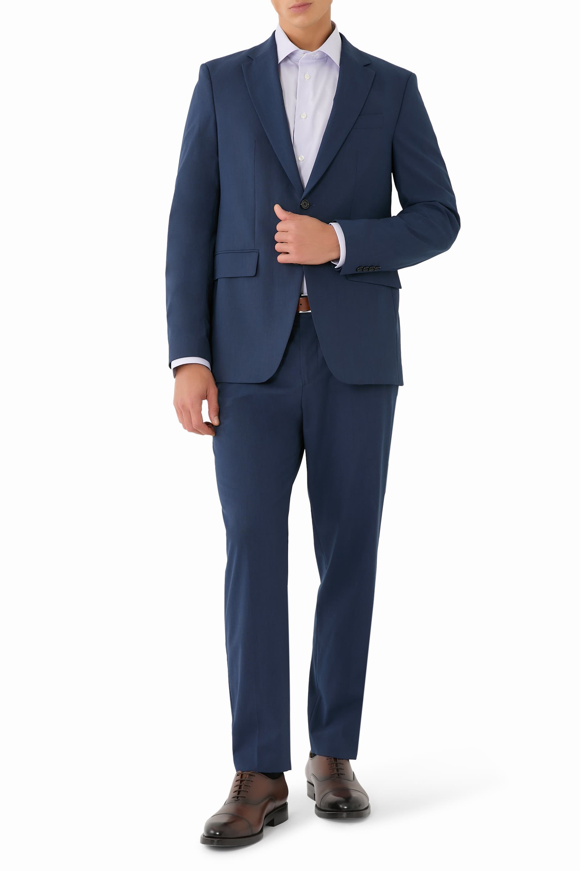 Striped Cotton & TENCEL&trade; Lyocell Shirt