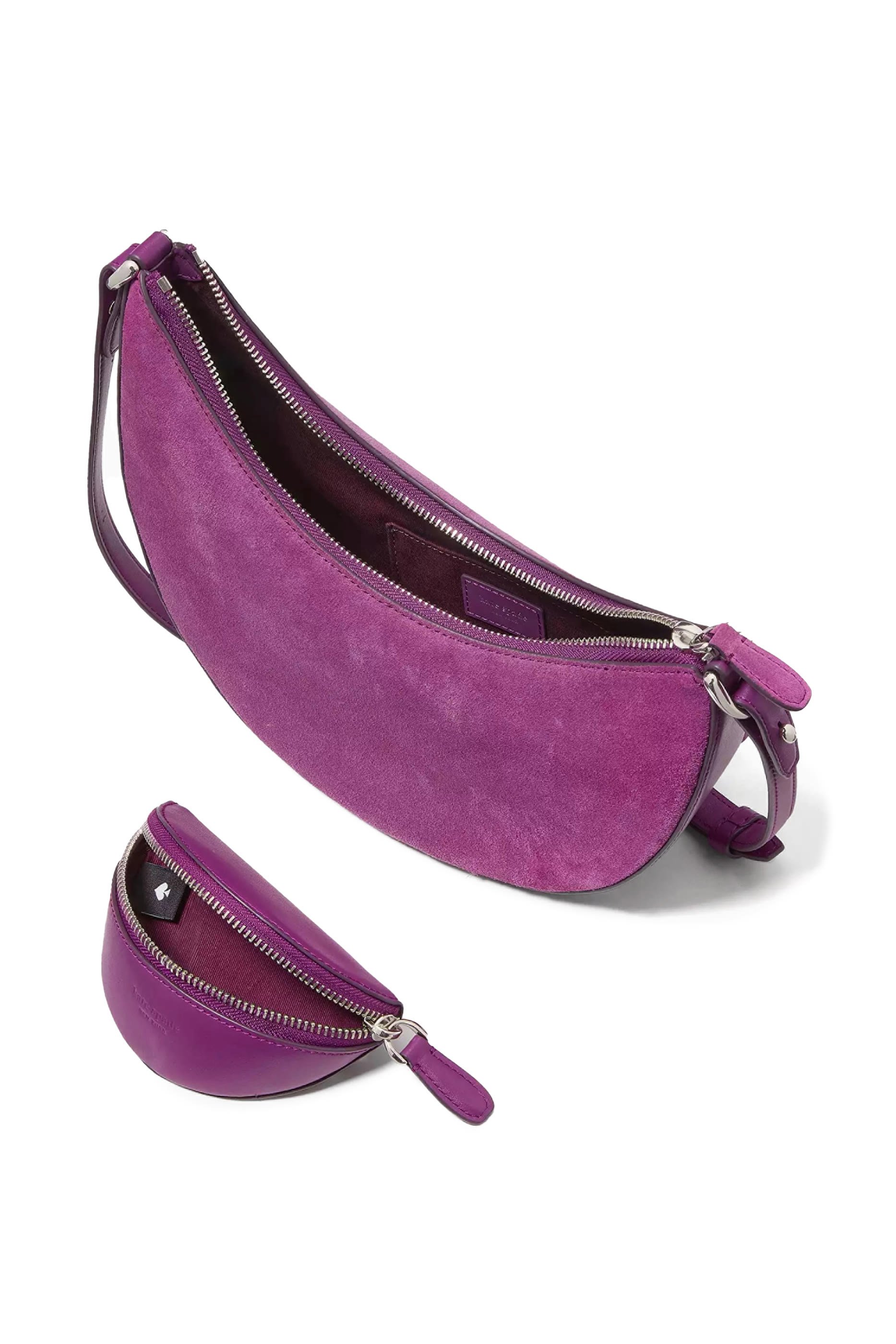 Duo Suede Crossbody Bag