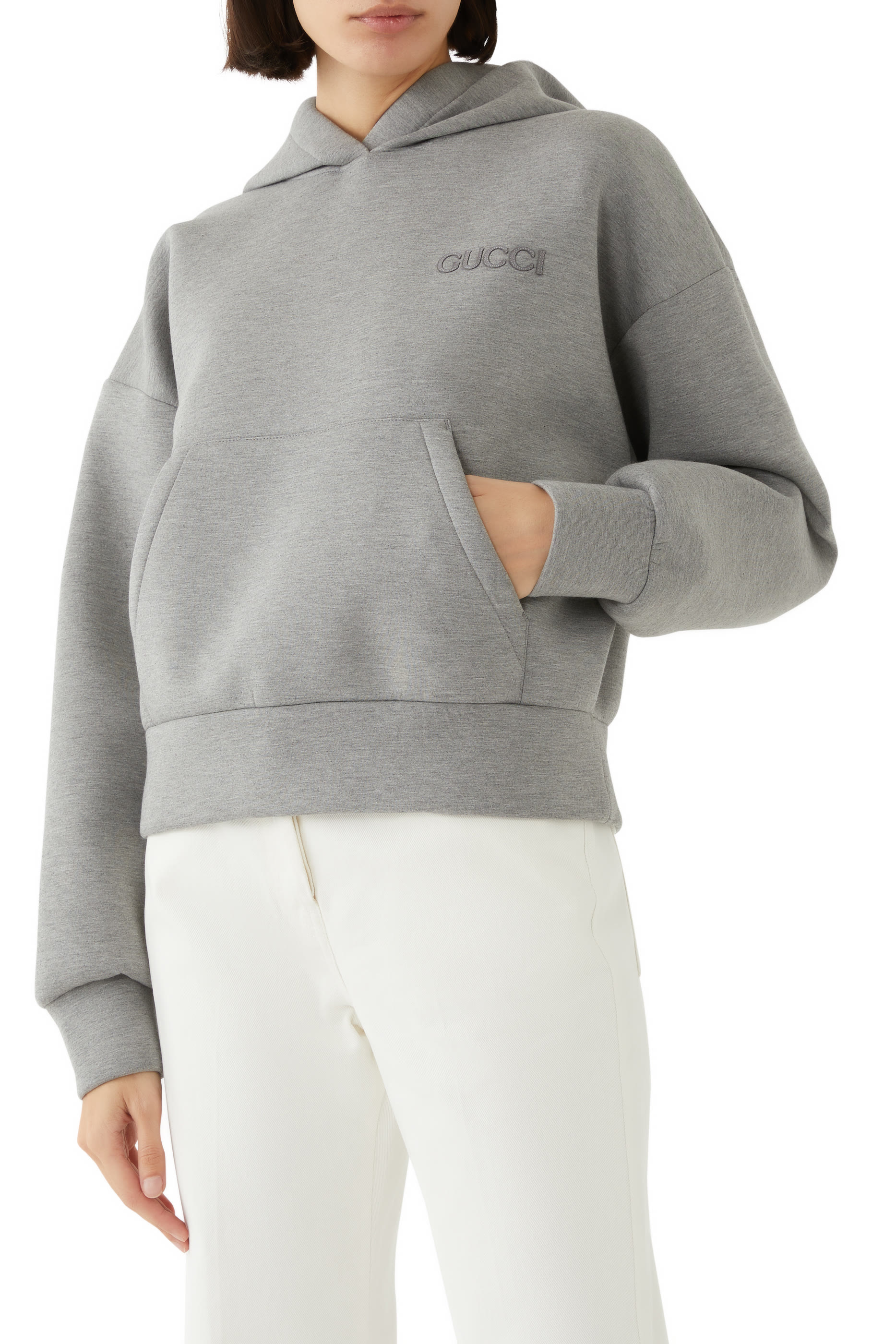 Viscose Jersey Hooded Sweatshirt