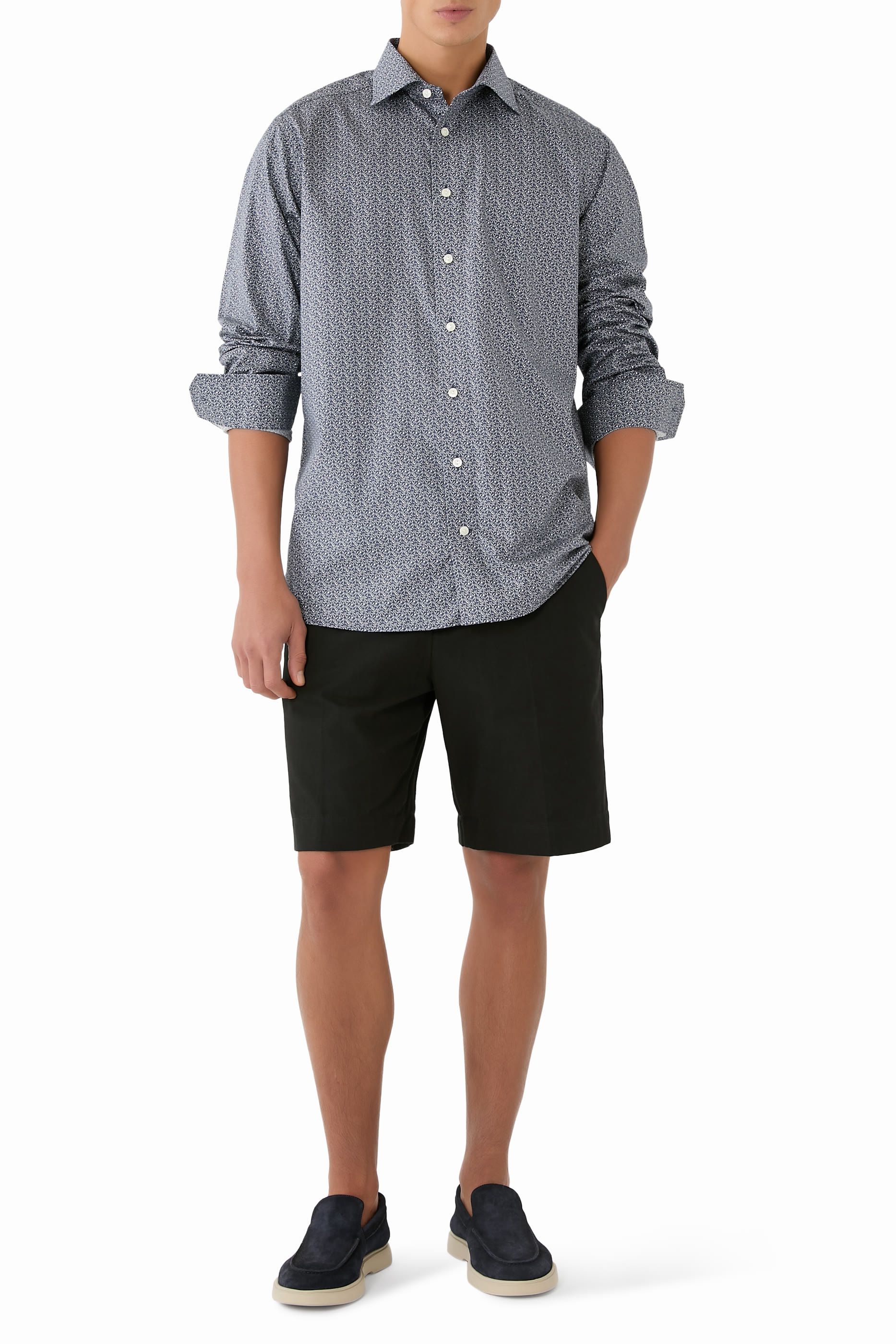 Floral Signature Twill Shirt