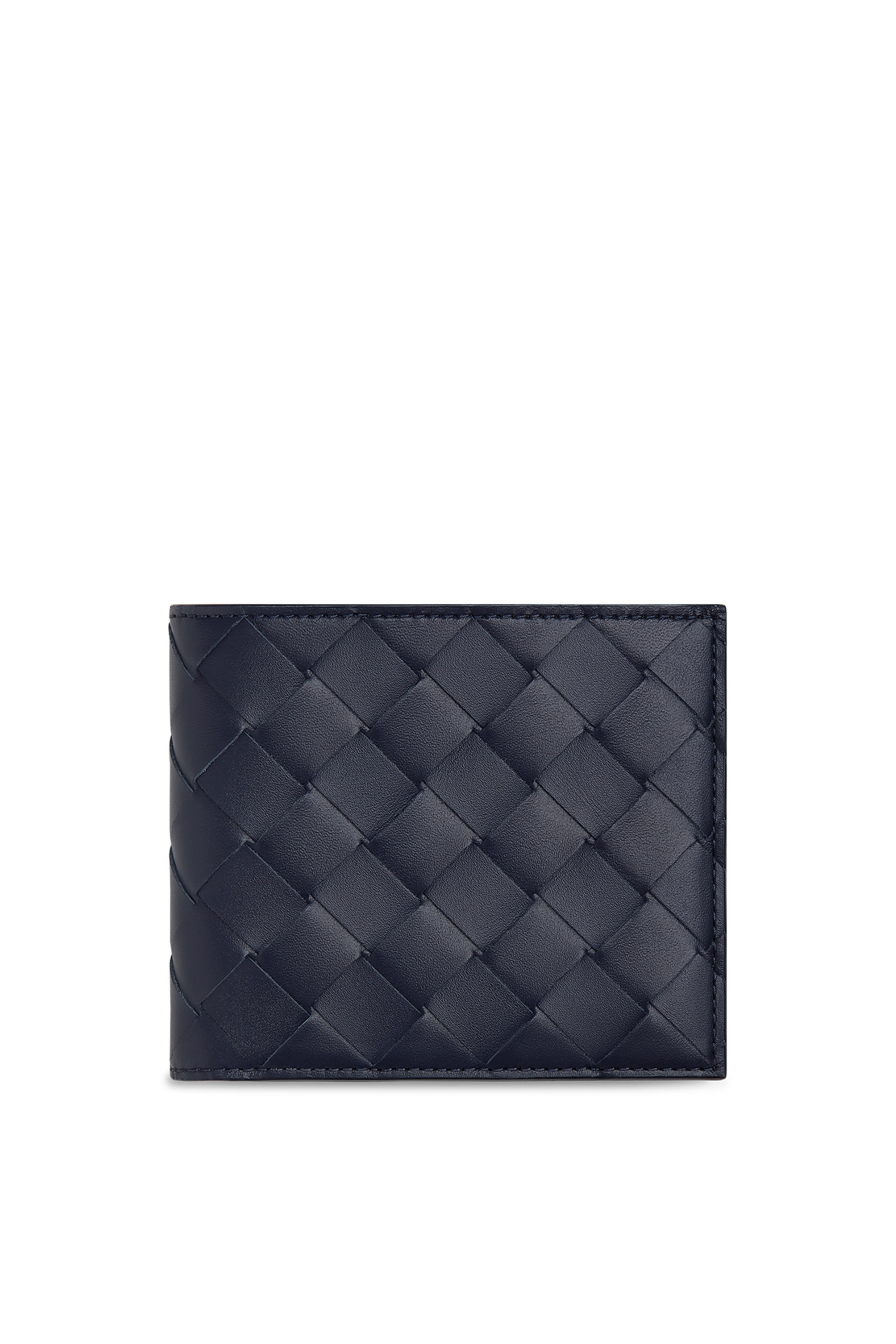 Intrecciato Bi-Fold Wallet with Coin Purse