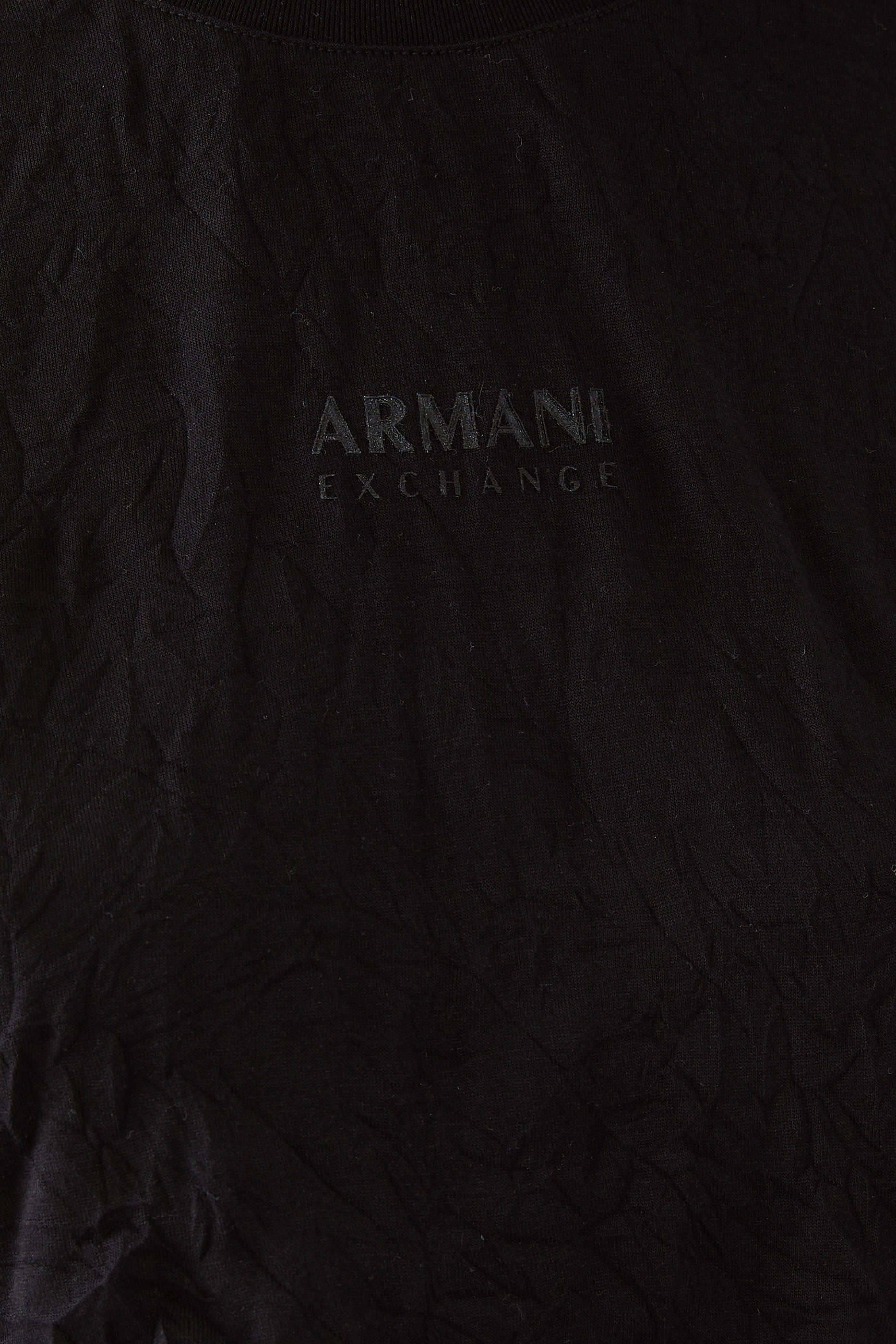 AX Logo Cropped T-Shirt