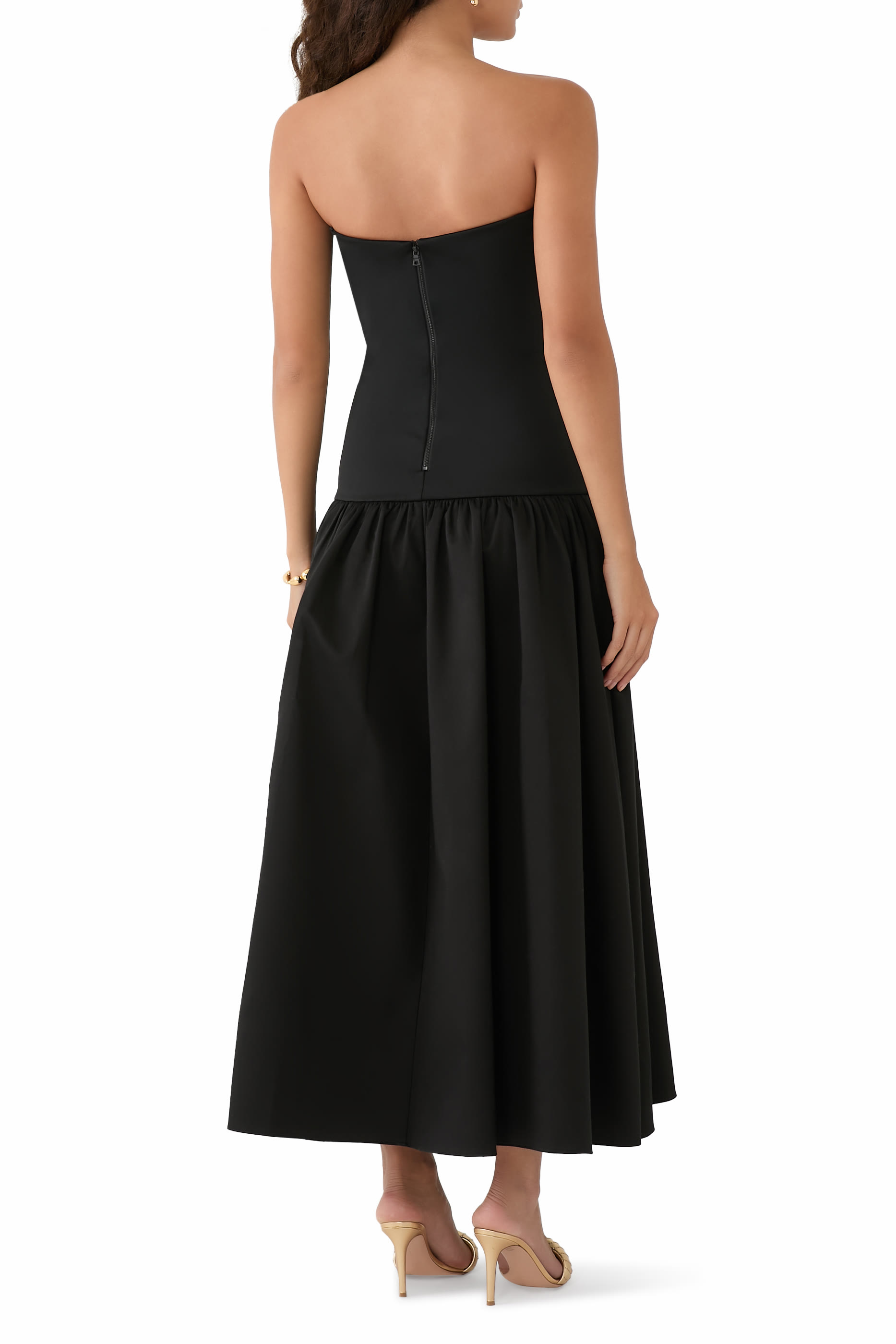 Oriana Drop Waist Midi Dress