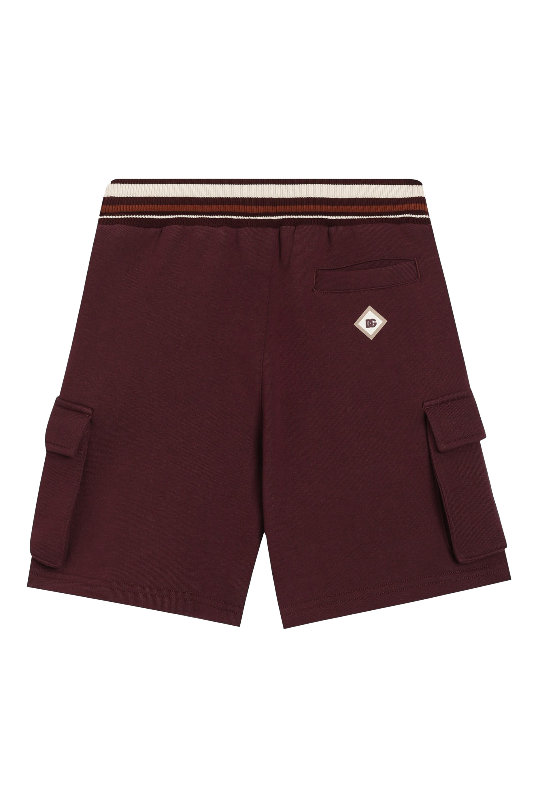 Kids Sweatshirt-Fabric Cargo Shorts