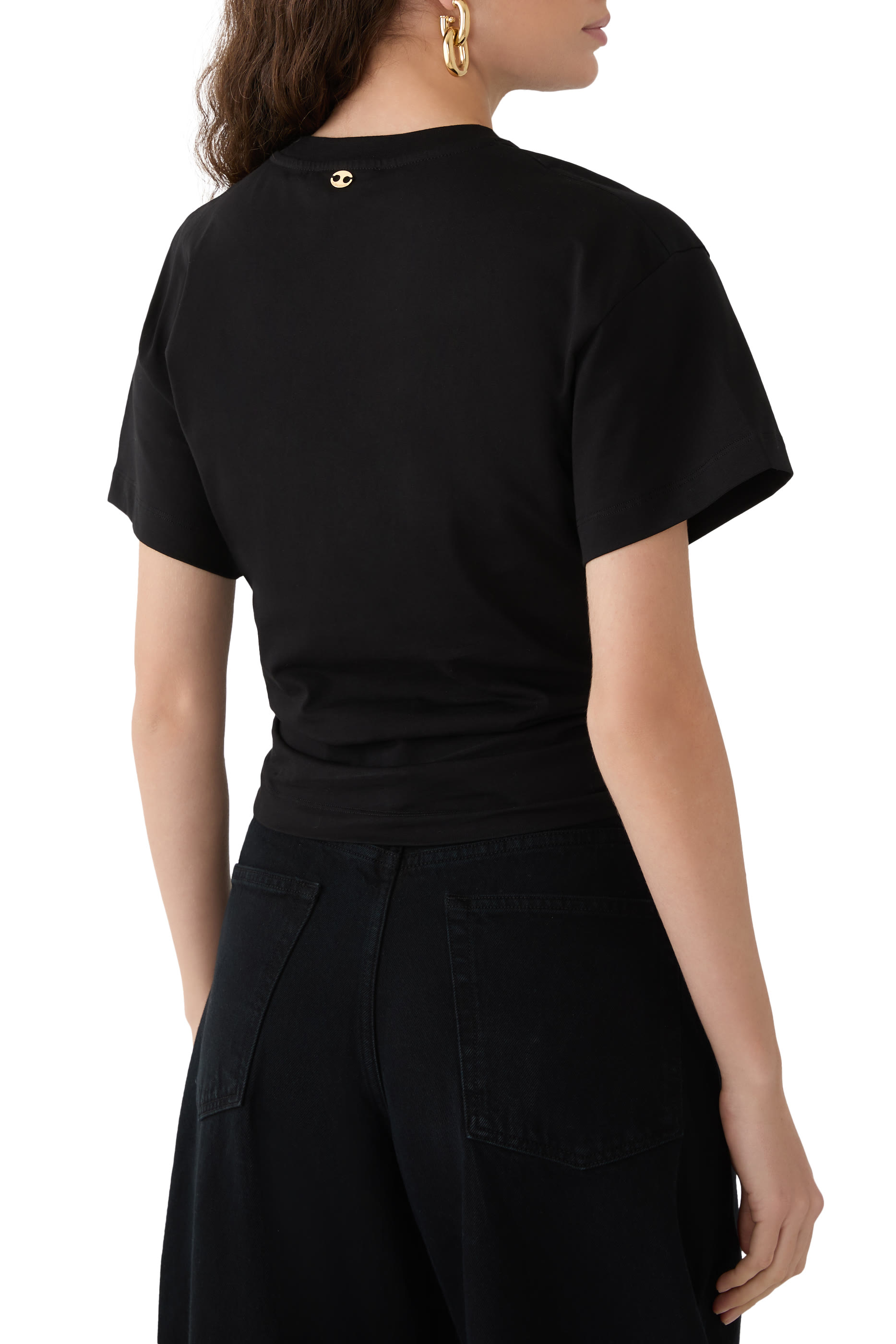 T-Shirt with Piercing